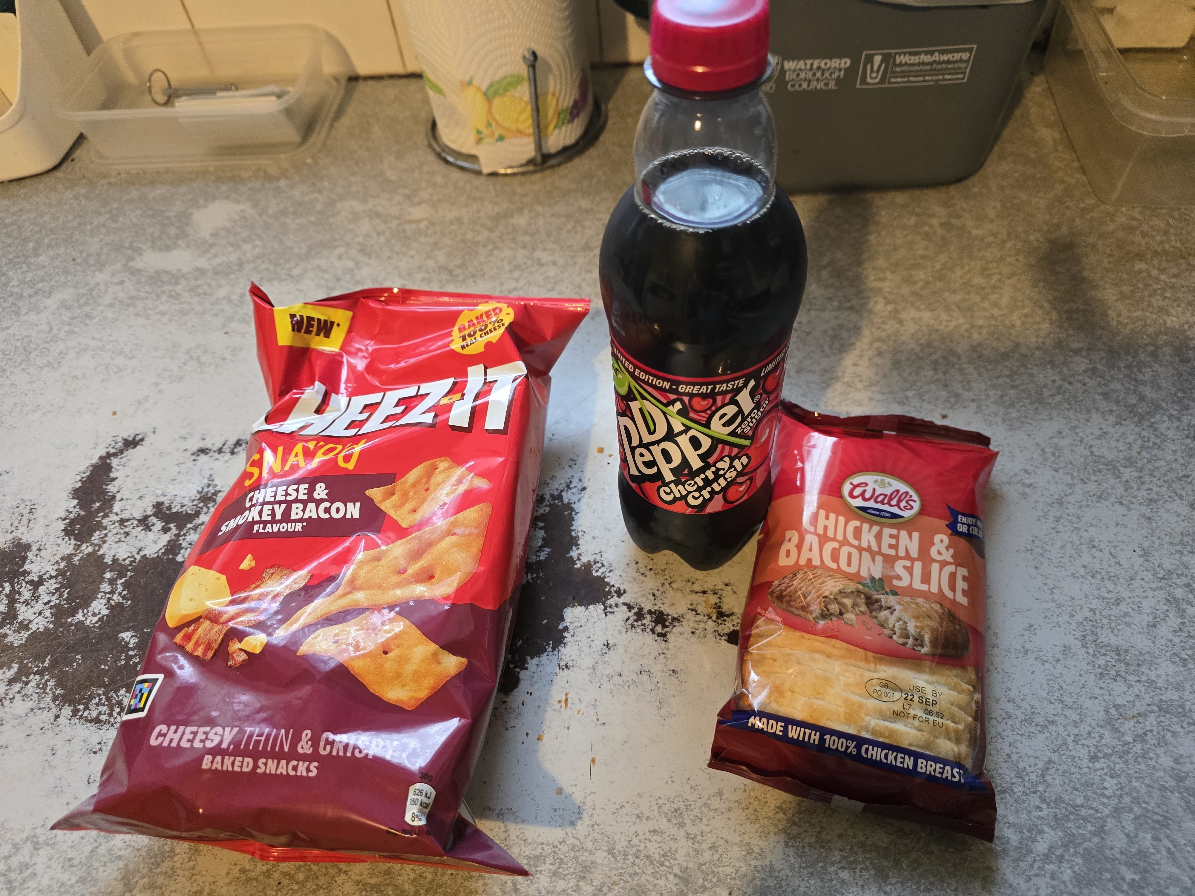 Cheese Bacon Snack & Soda