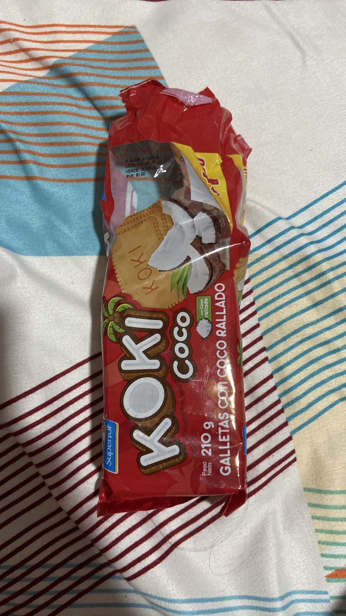Galletas de coco Koki