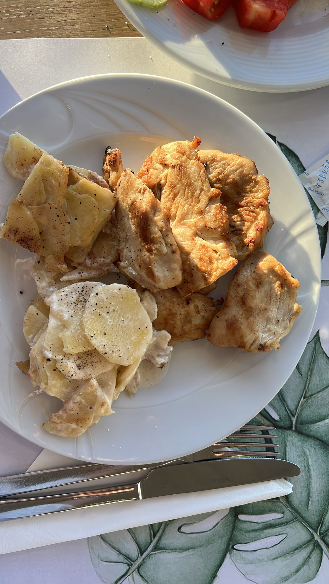 Kurczak z ziemniakami zapiekanymi