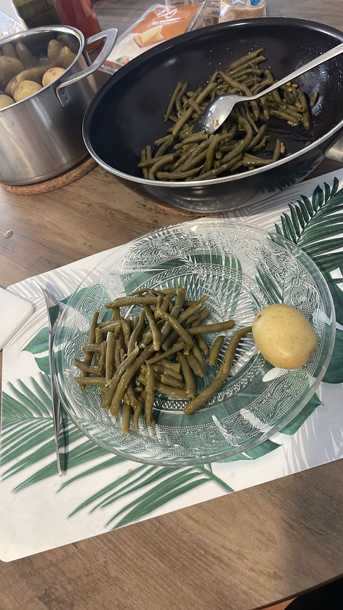 Haricots verts et pomme de terre