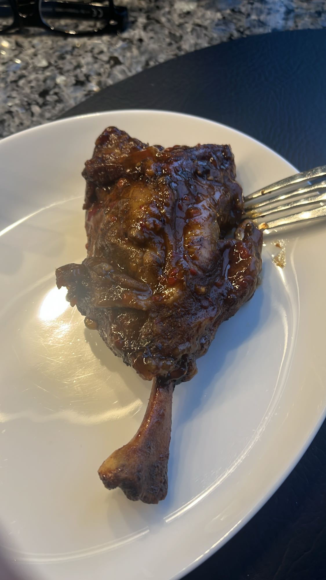 geglazuurde eendenbout