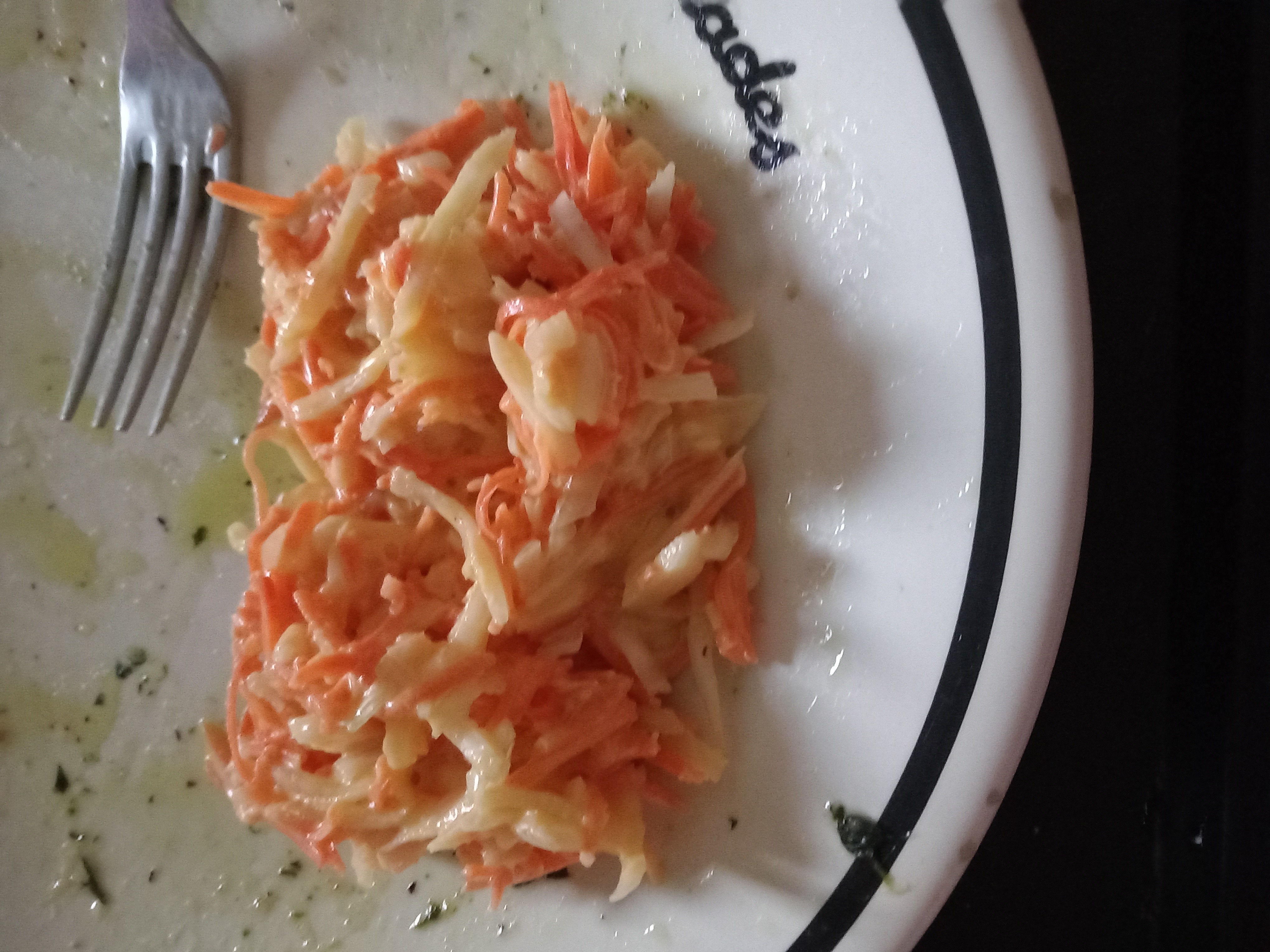 Salade carottes-chou mayo