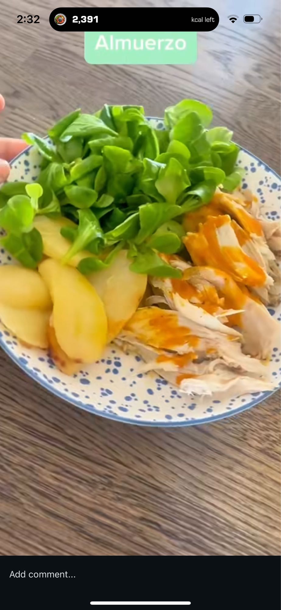 Chicken potato salad