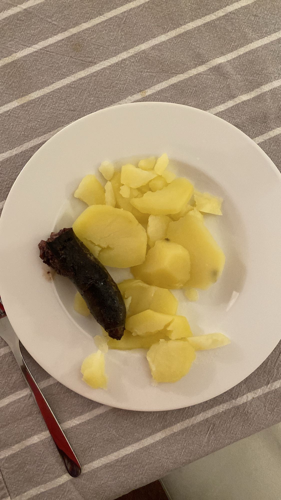 Botifarra negra amb patates