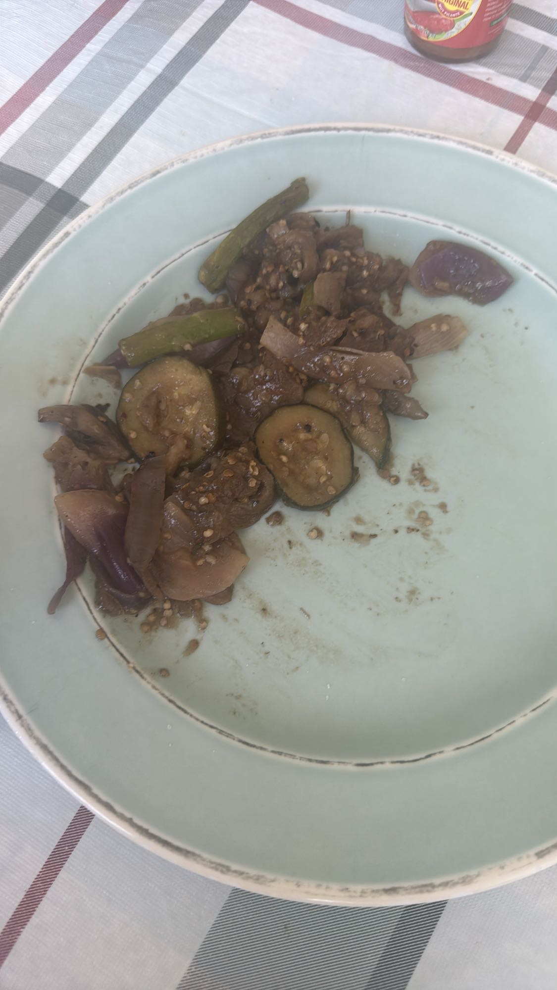 salteado de verduras