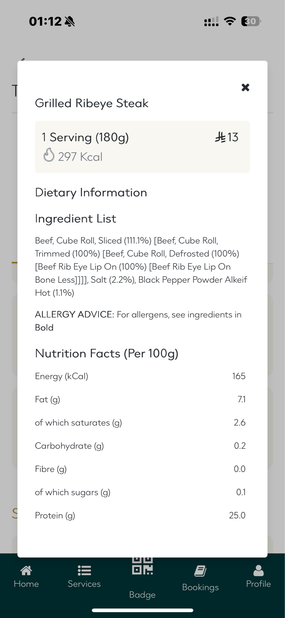 Grilled Ribeye Steak
