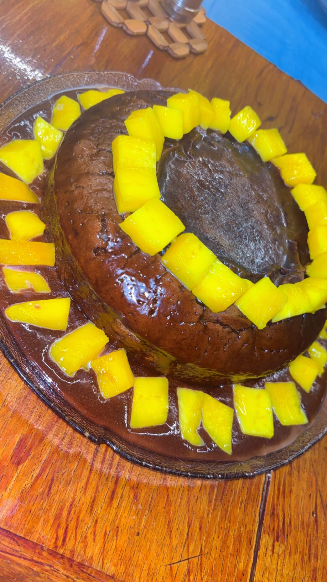 Chocolate Mango Cake