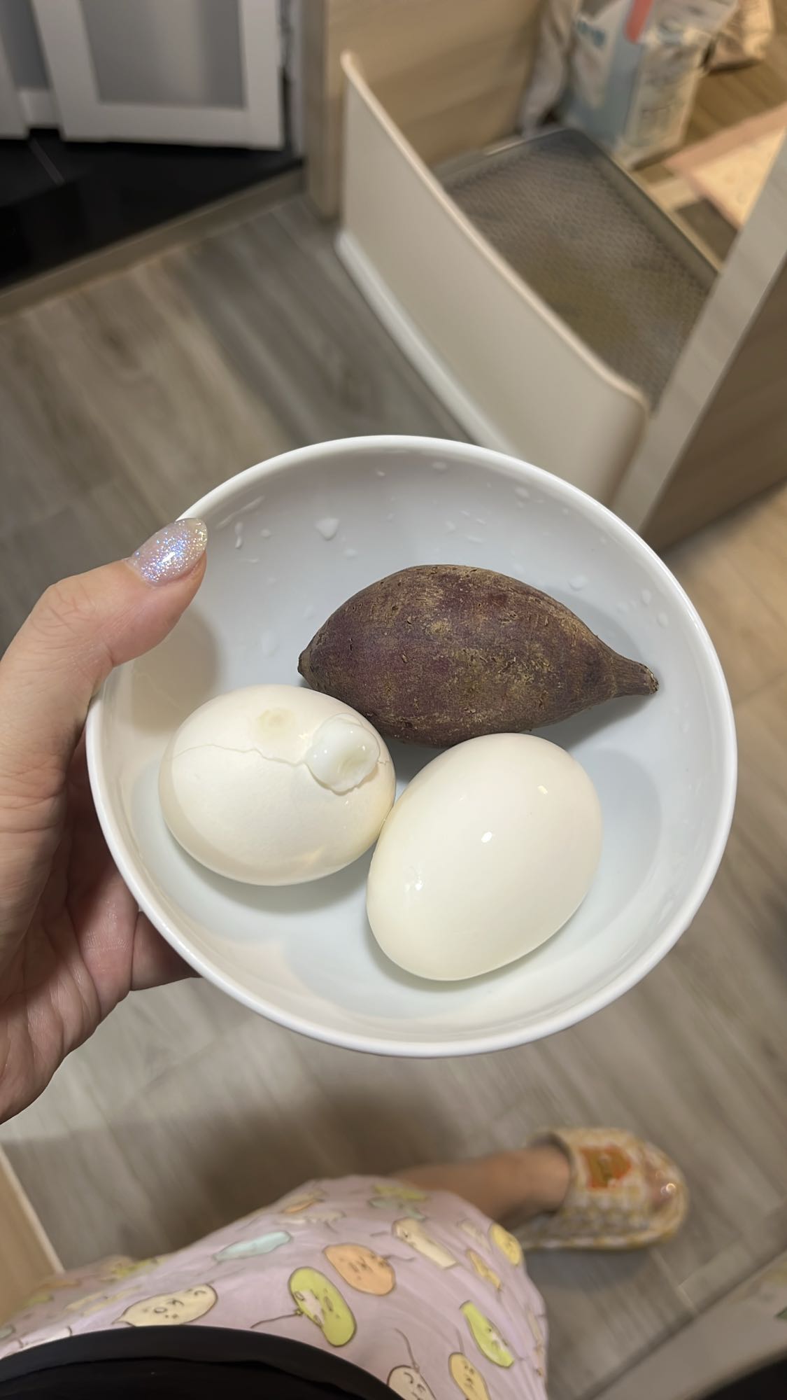 Eggs and Sweet Potato