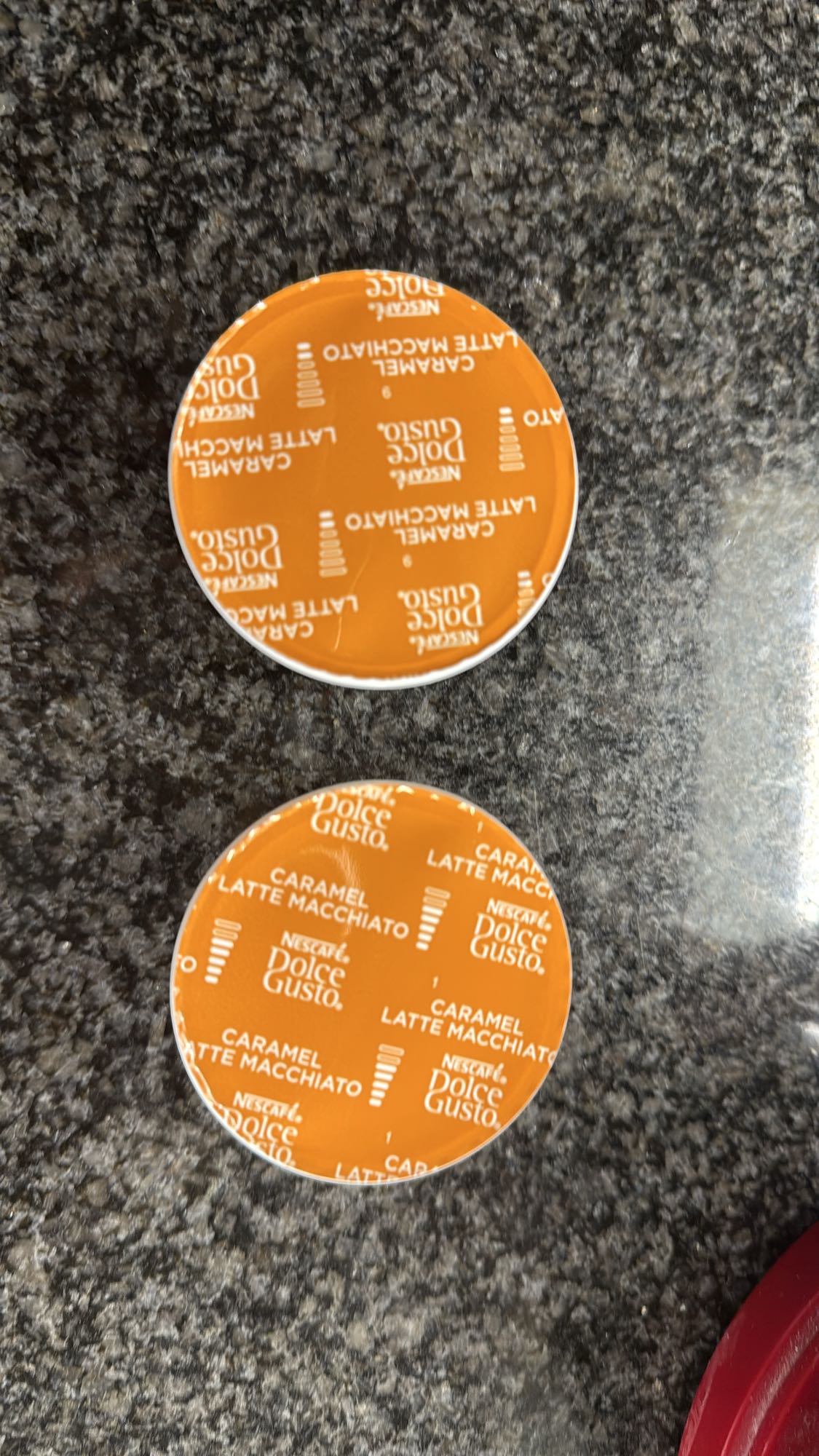 Caramel latte macchiato