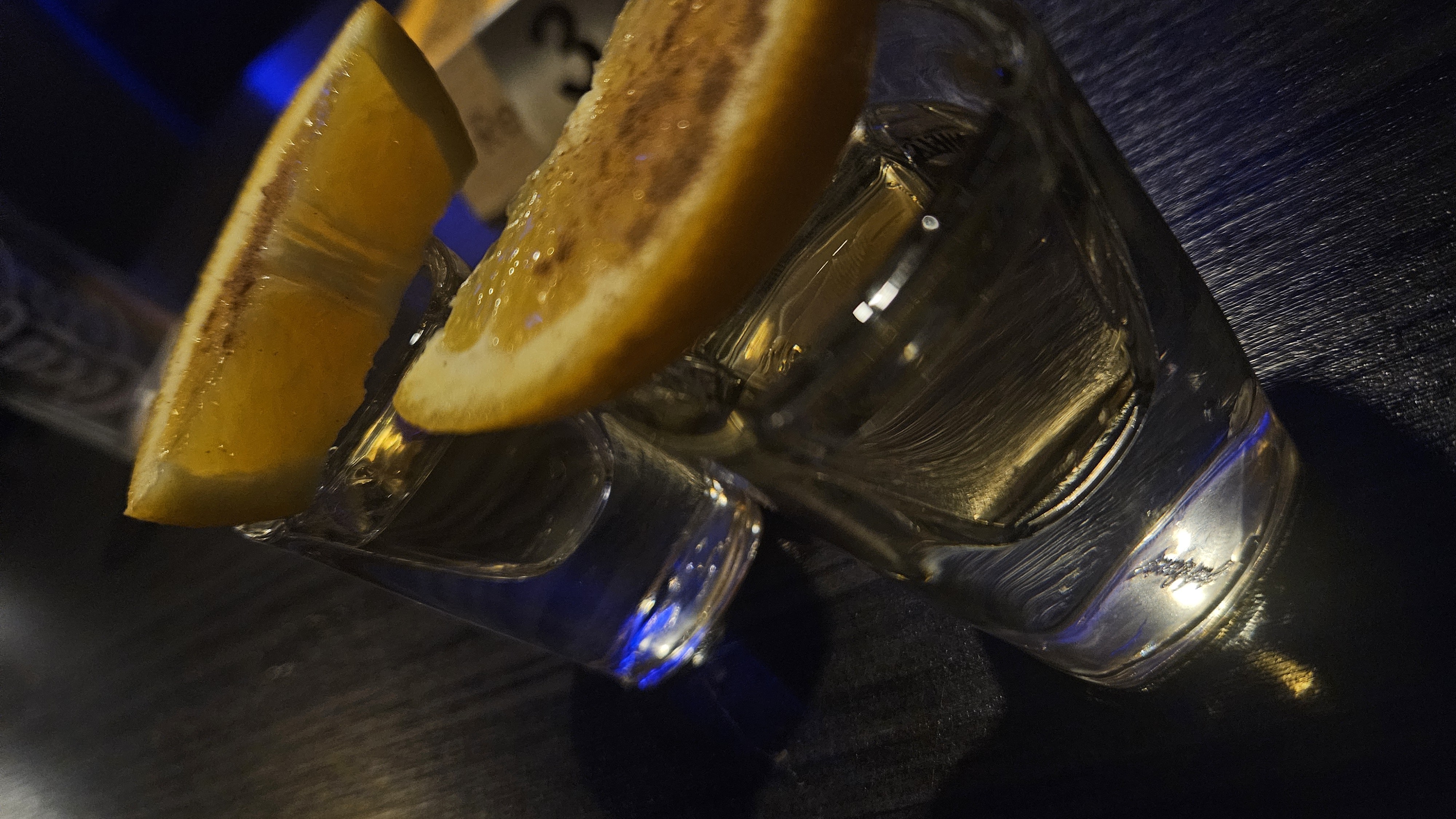 Tequila shots mit Orange