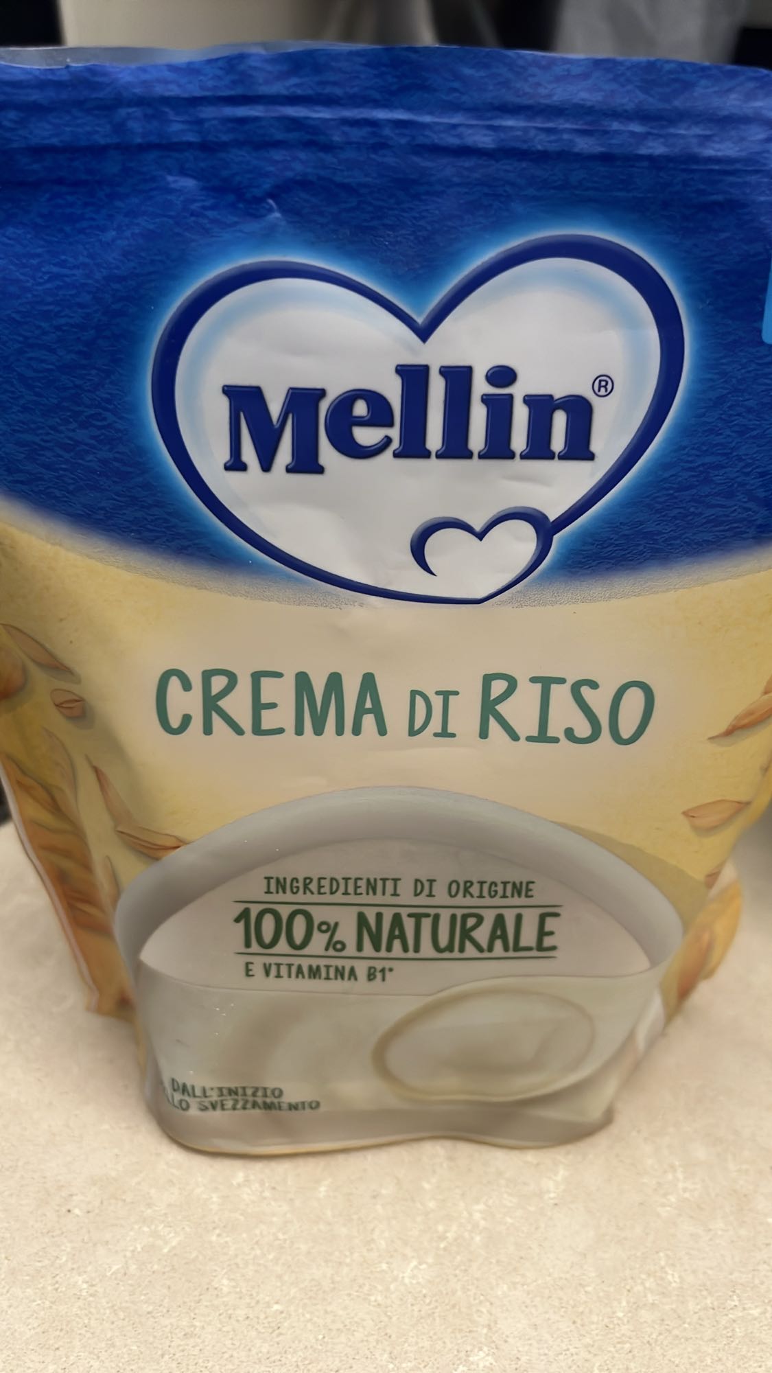 Crema di riso Mellin