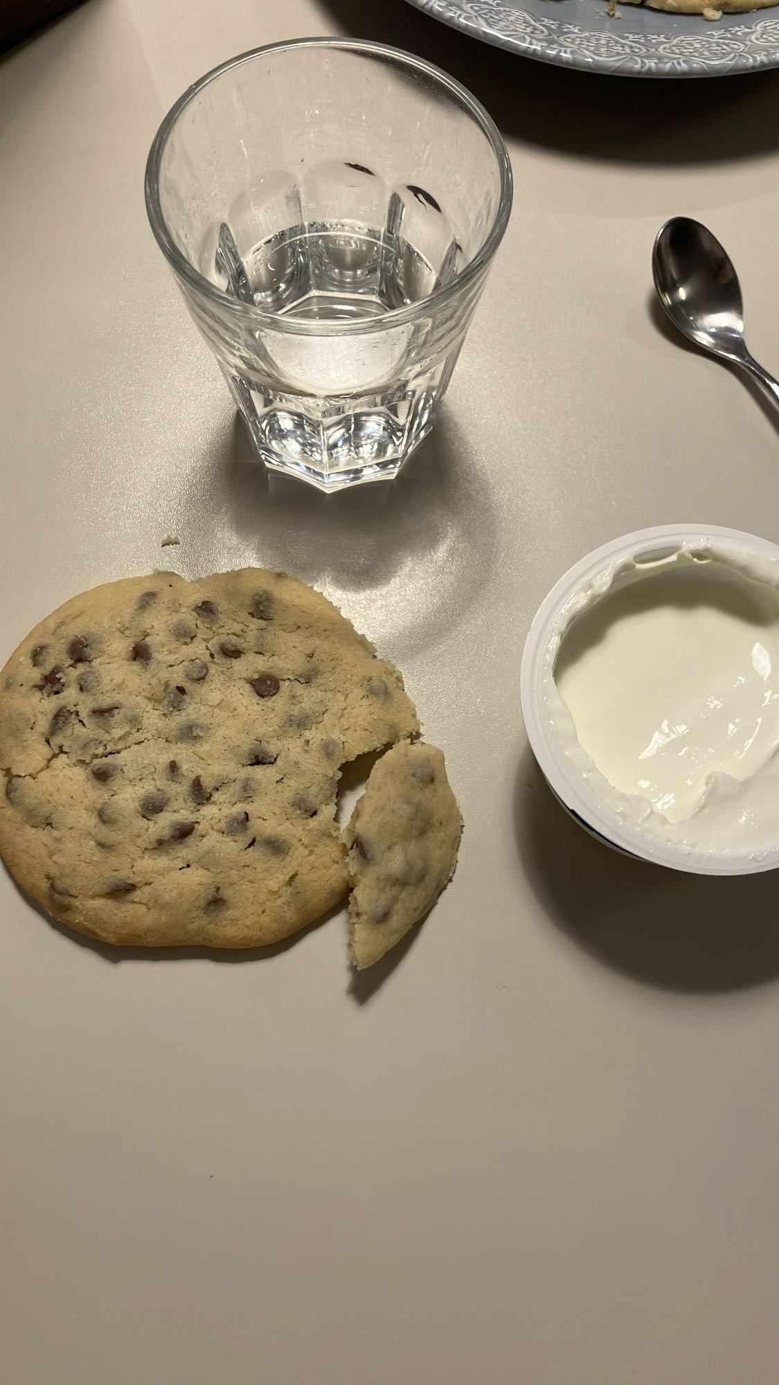 cookie et yaourt
