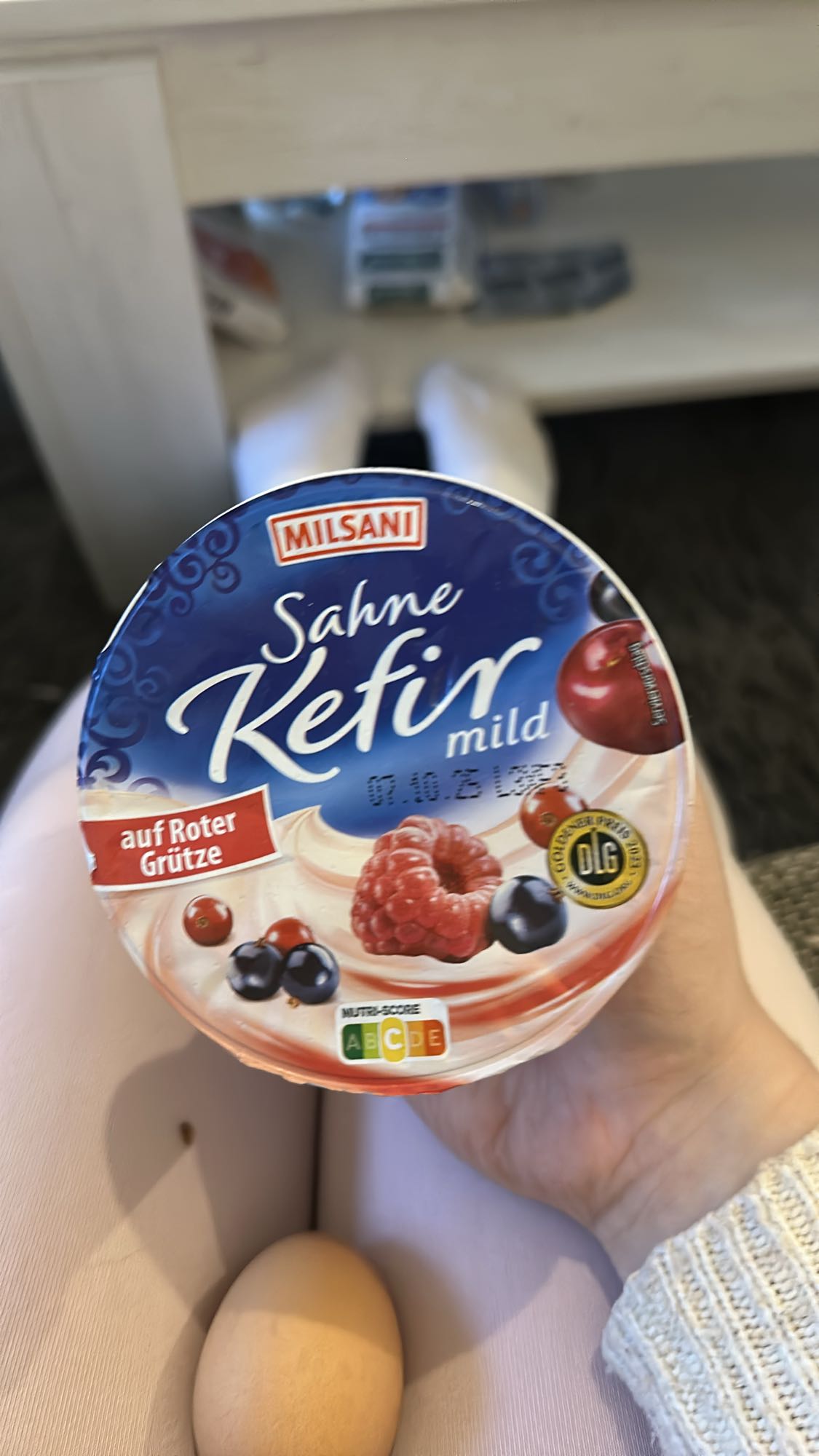 Sahne Kefir mit Beeren