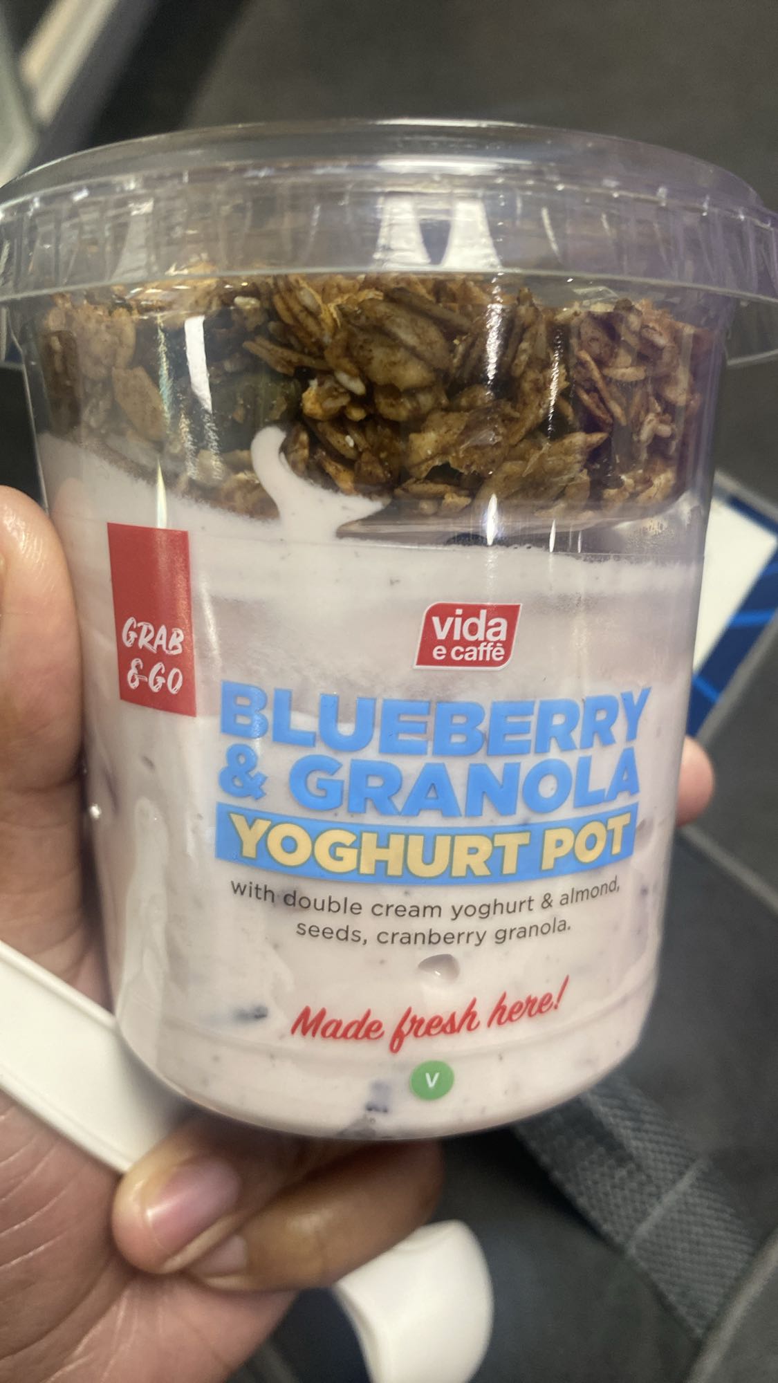 Blueberry Granola Yogurt
