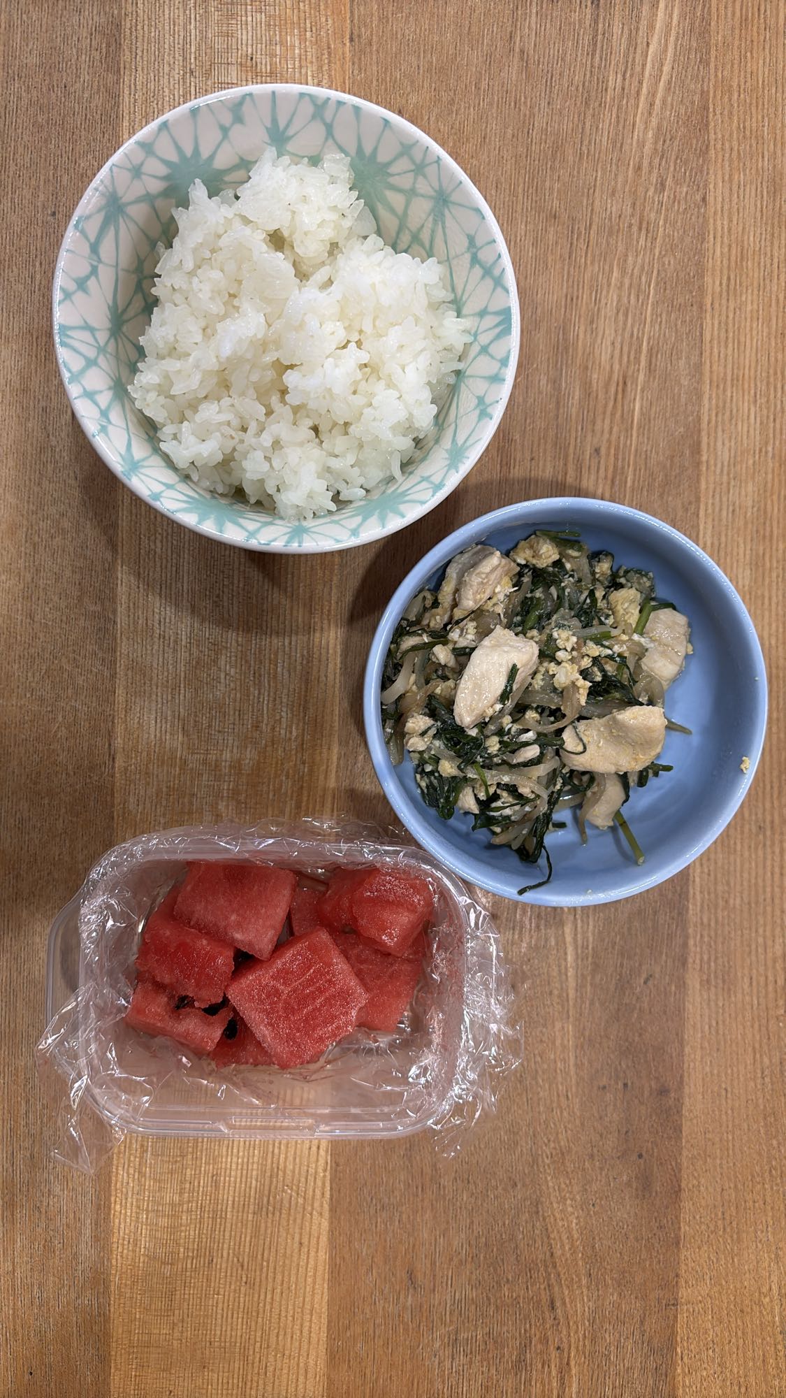 鶏肉と野菜の定食