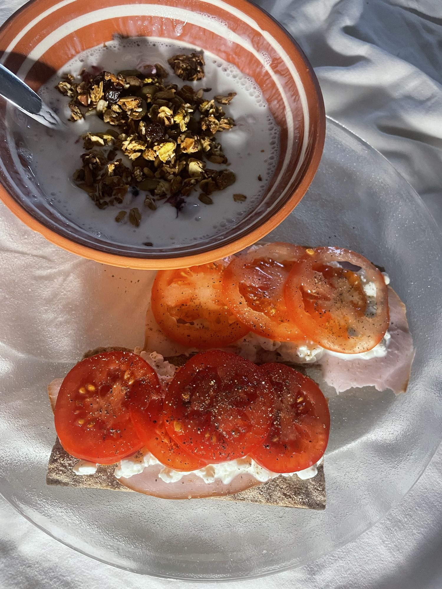 Knäckebröd & yoghurt