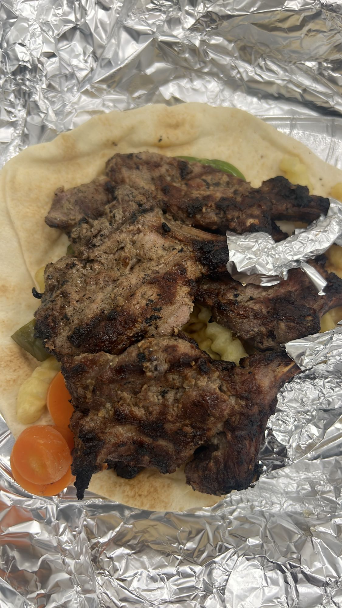 Lamb Wrap with Veggies