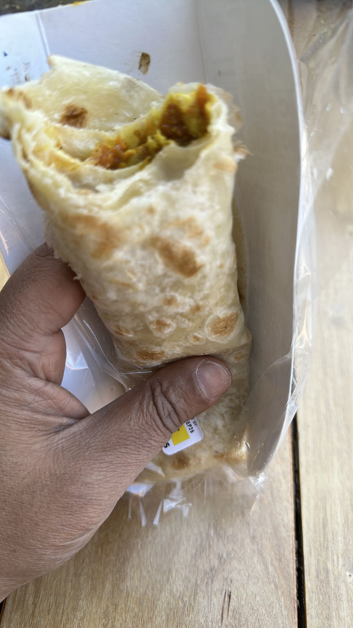 Vegetable Roti Wrap