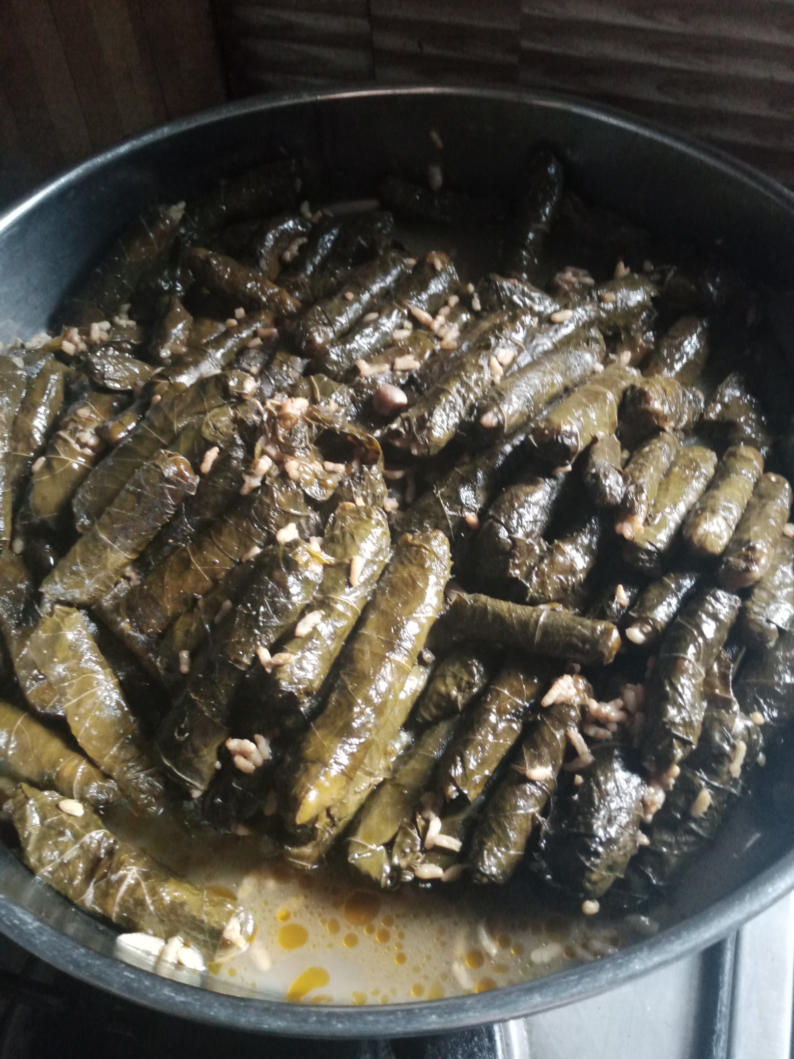 Stuffed grape leaves