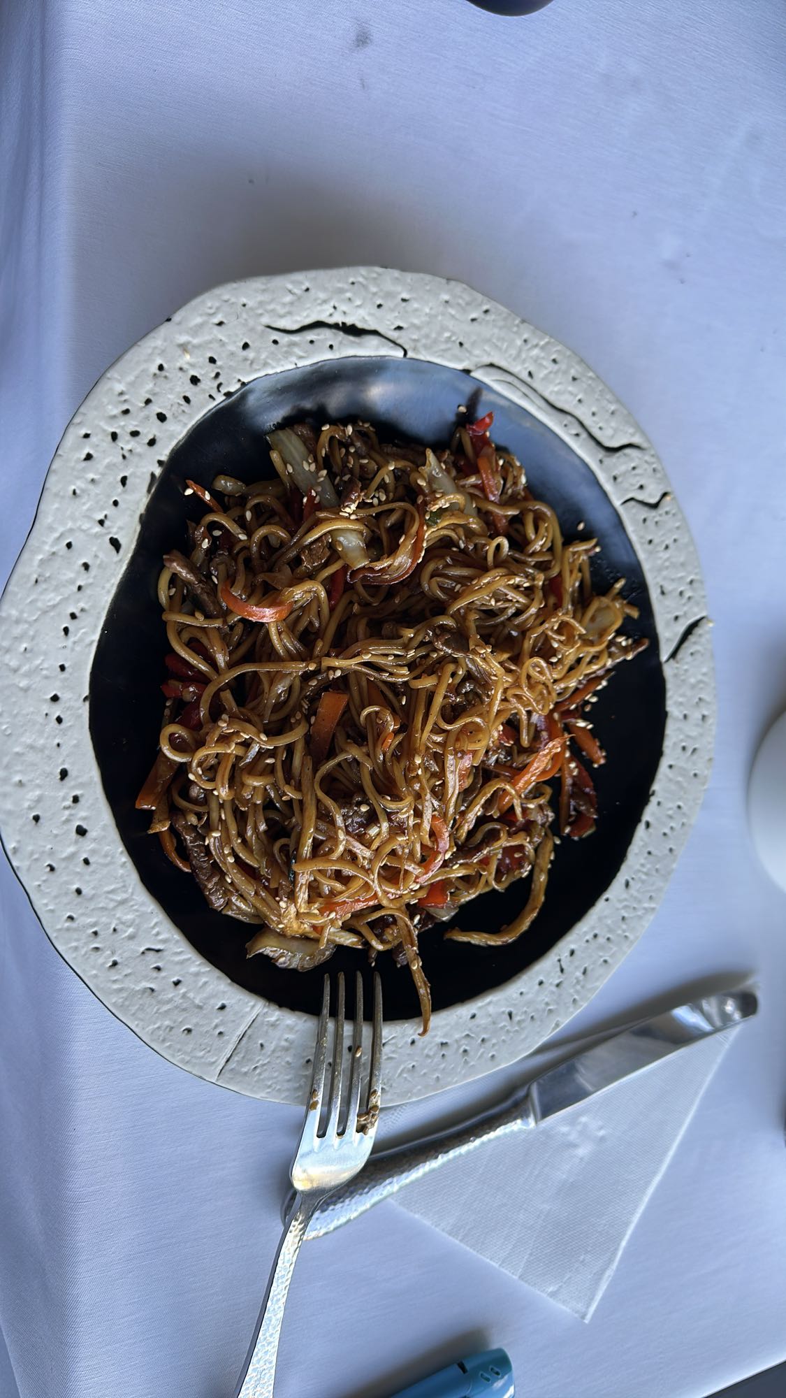 Beef stir-fry noodles