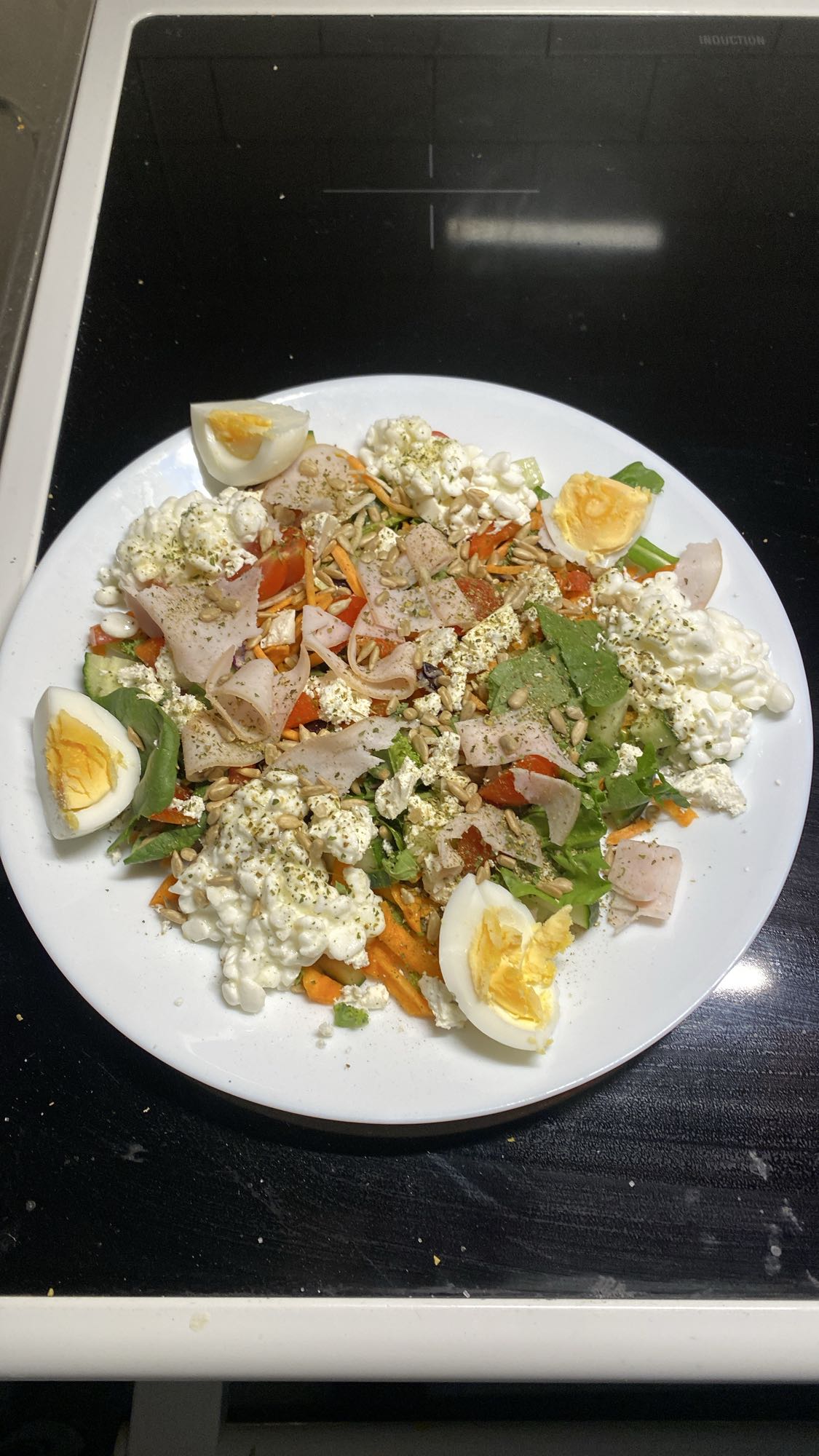 Ägg- och kesosallad