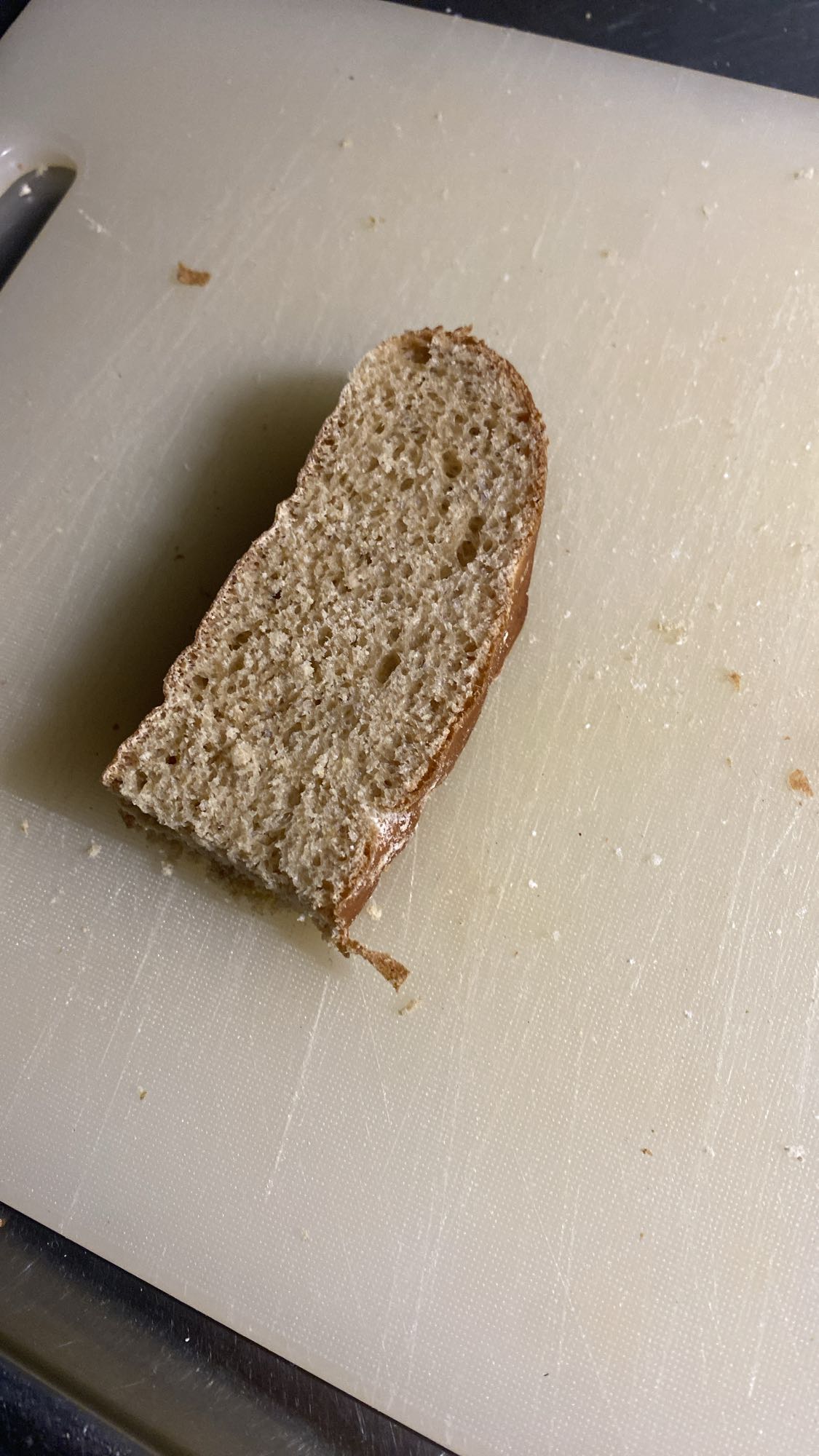 Skiva fullkornsbröd