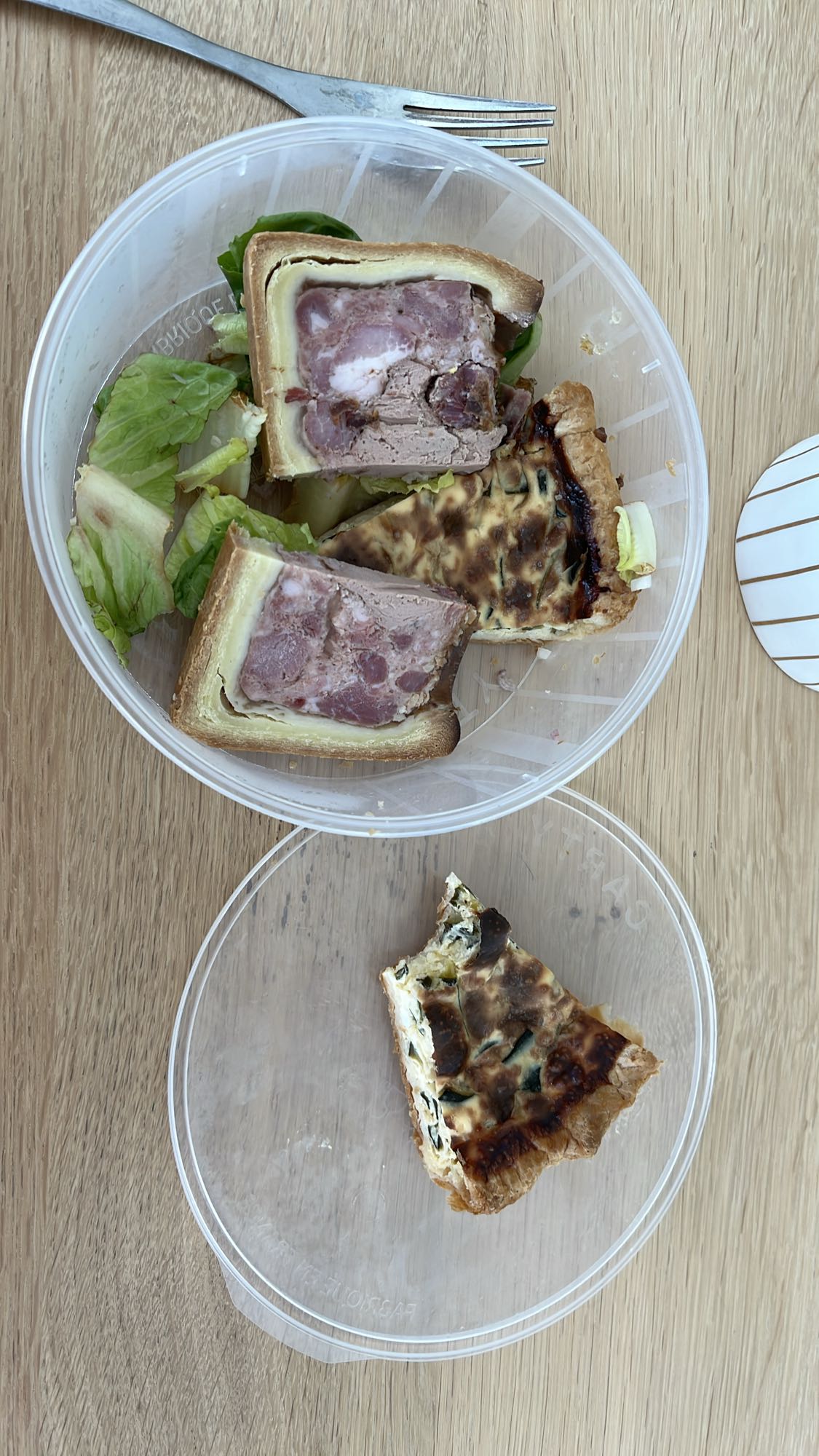 Quiche et pâté en croûte