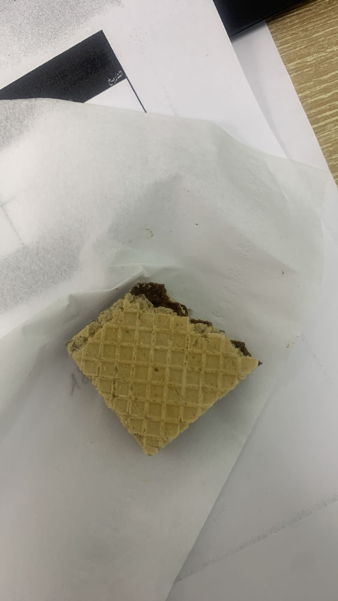 Chocolate wafer snack