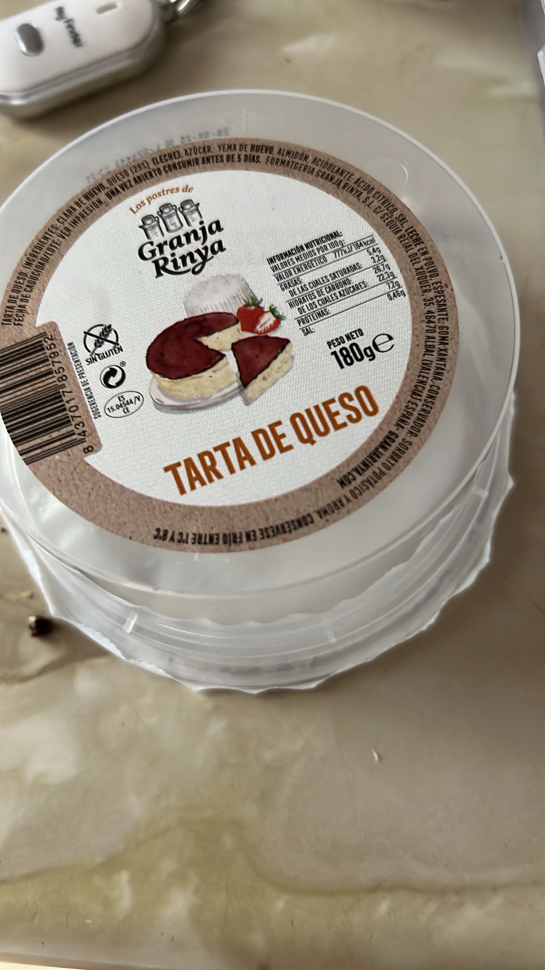 Tarta de queso