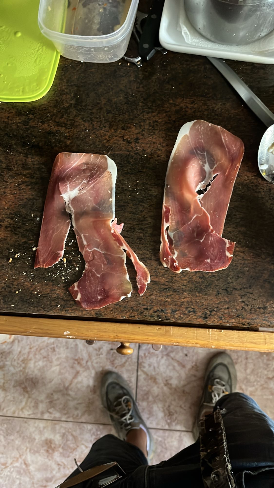 lonchas de jamón curado