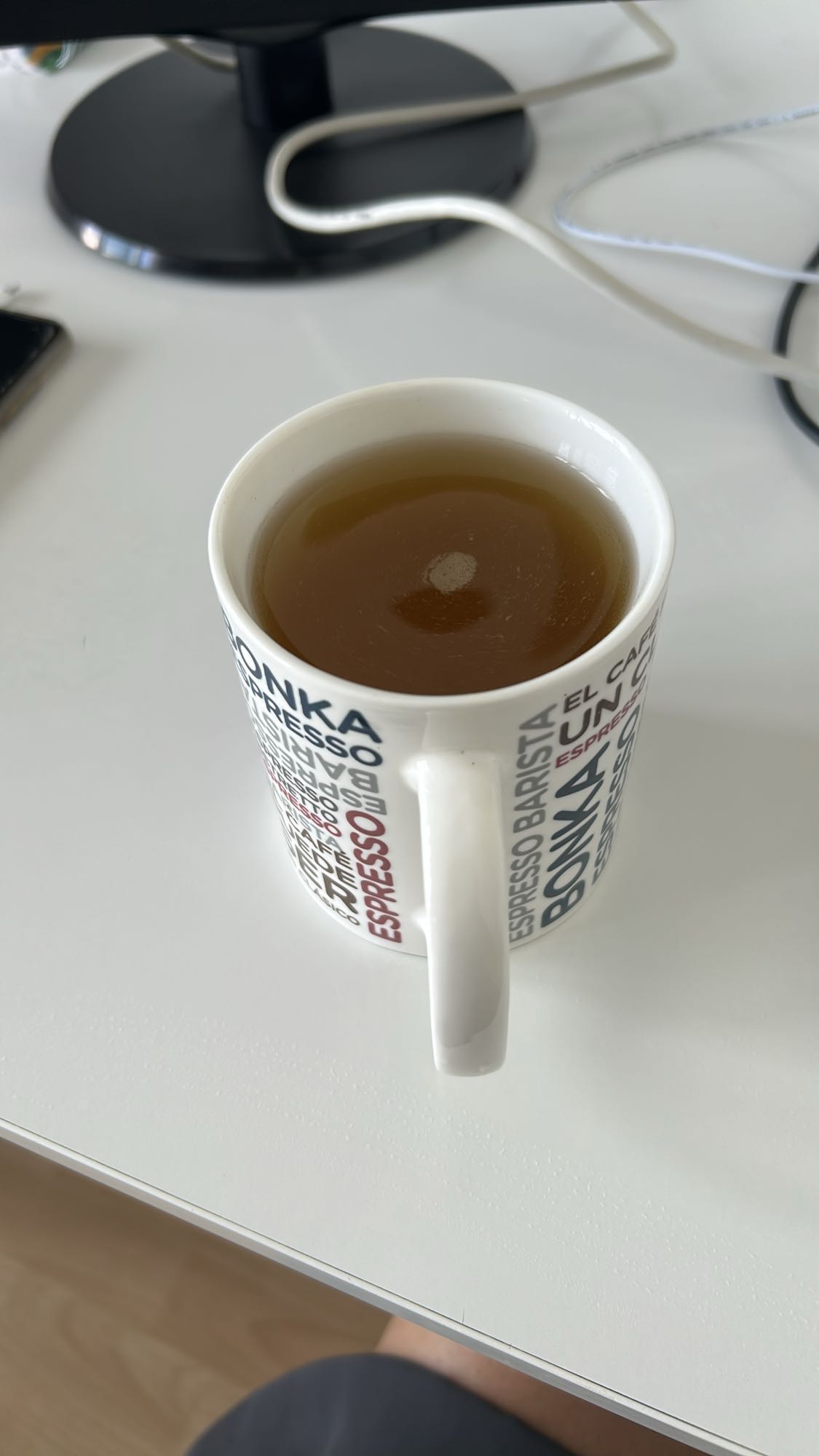 Infusión de cúrcuma con una cucharada de miel