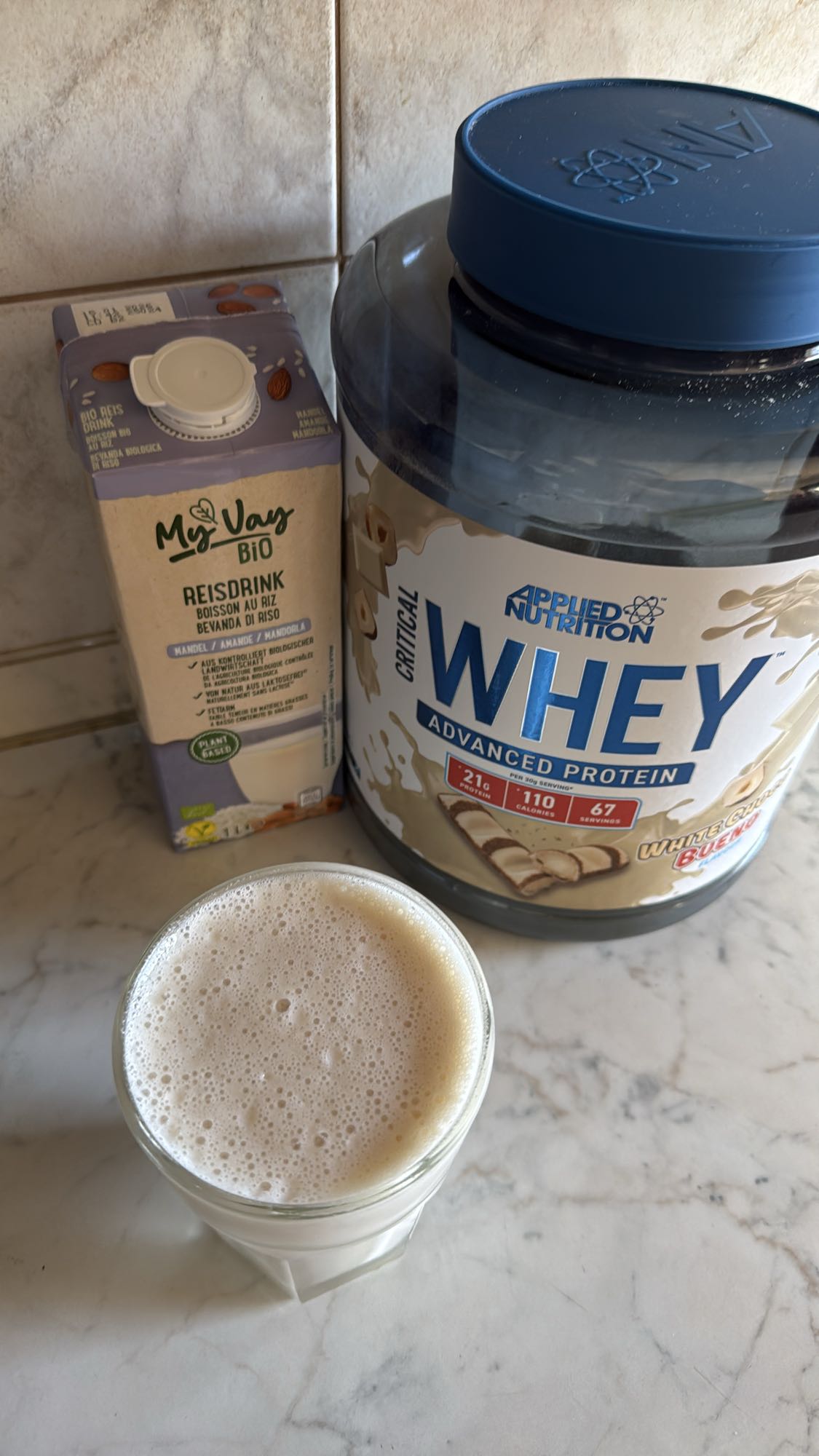 Protein Rice Drink Shake