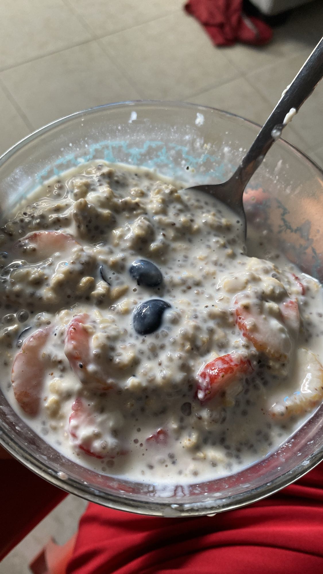 avena con frutas