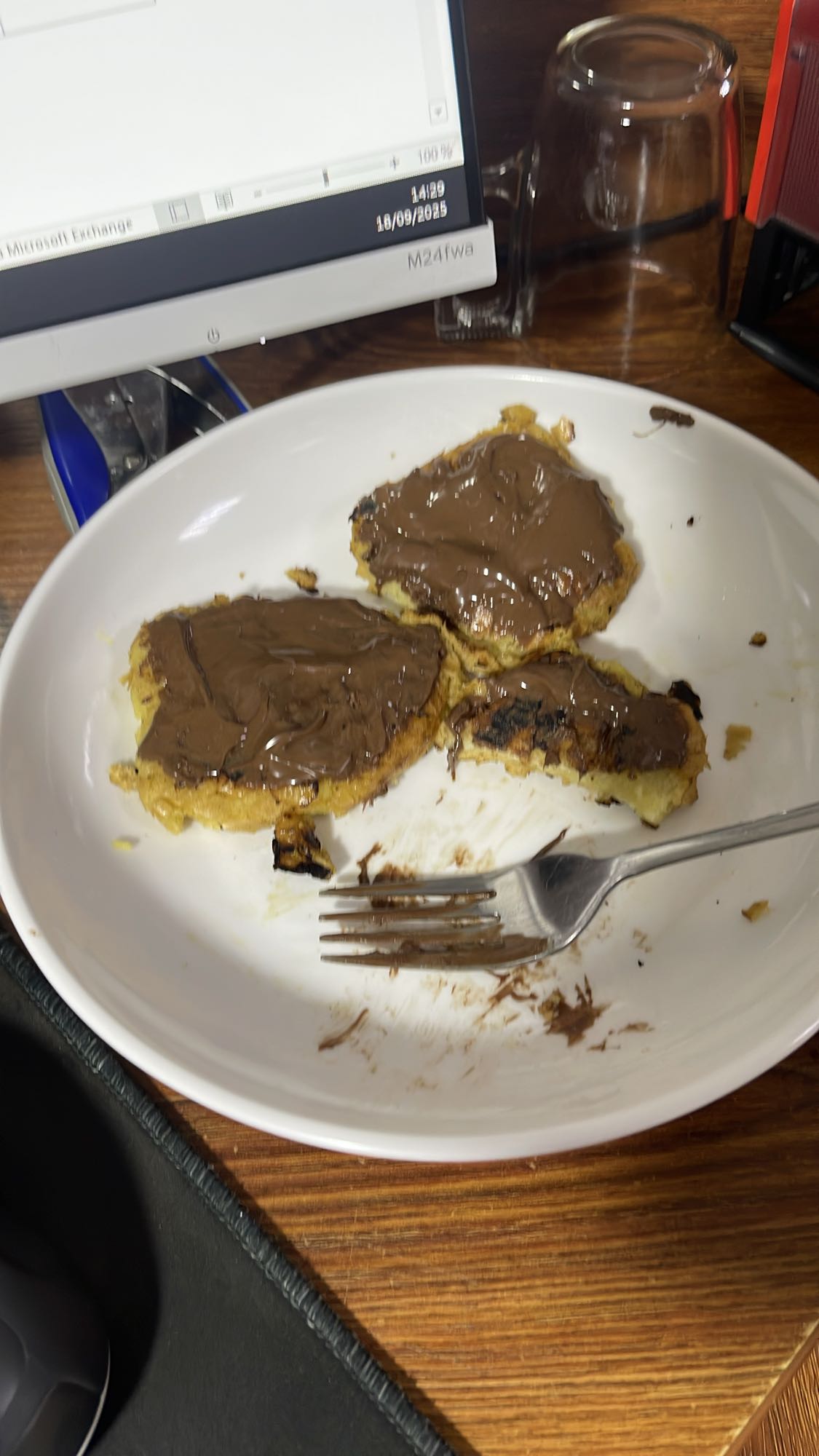 Galettes banane choco