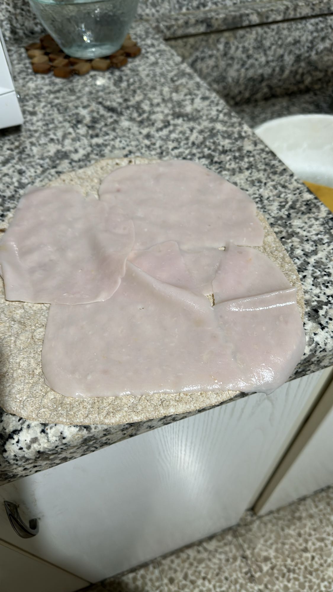 Turkey flatbread wrap