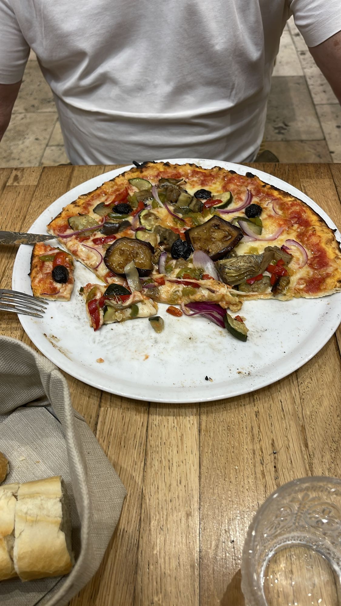 Pizza légumes grillés