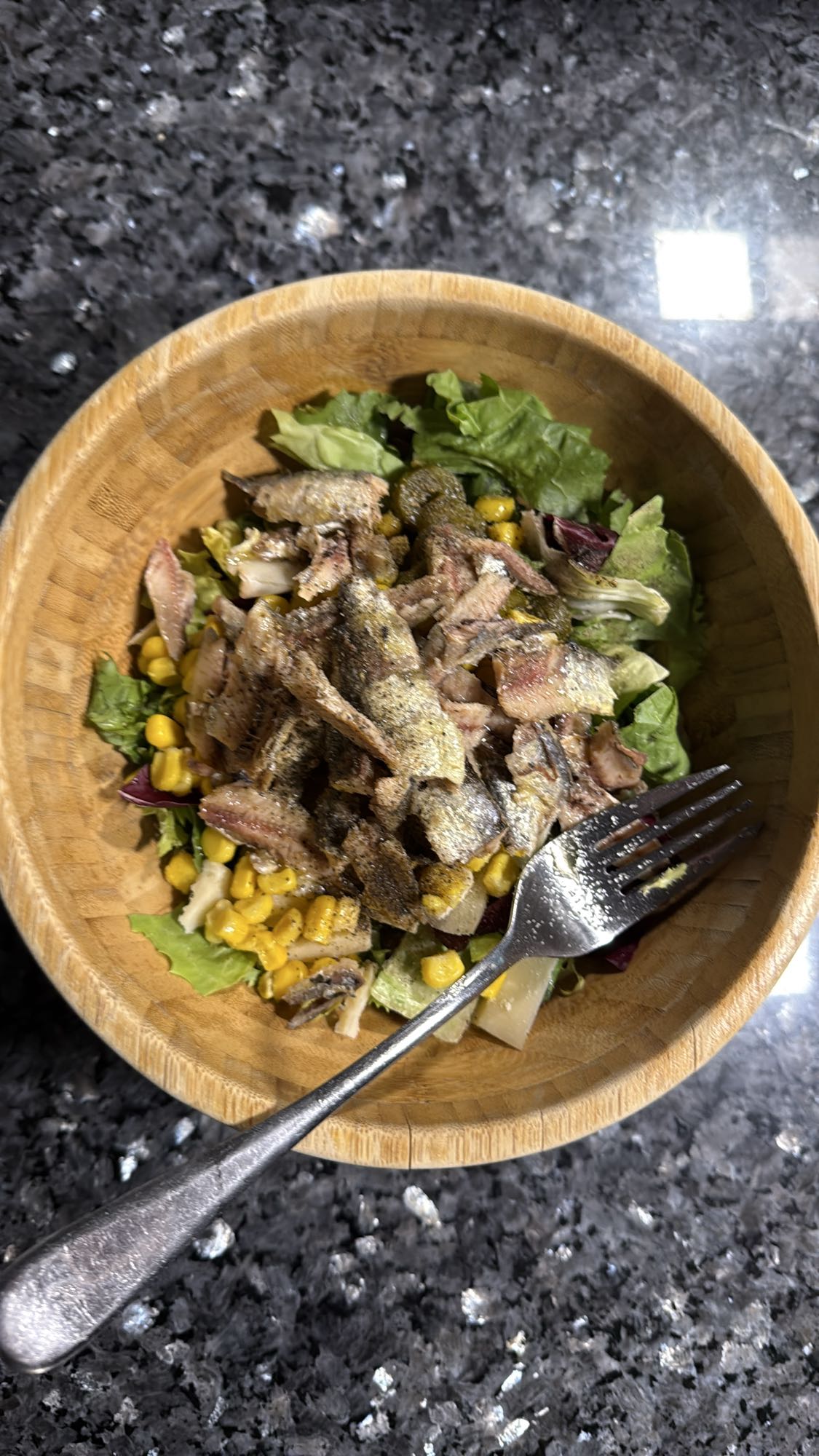 Sardine Corn Salad Bowl