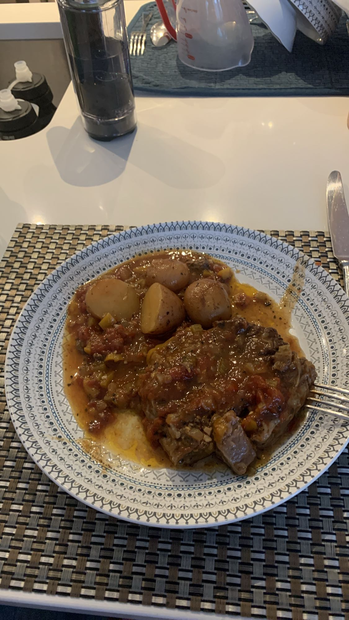 Boeuf mijoté aux pommes de terre