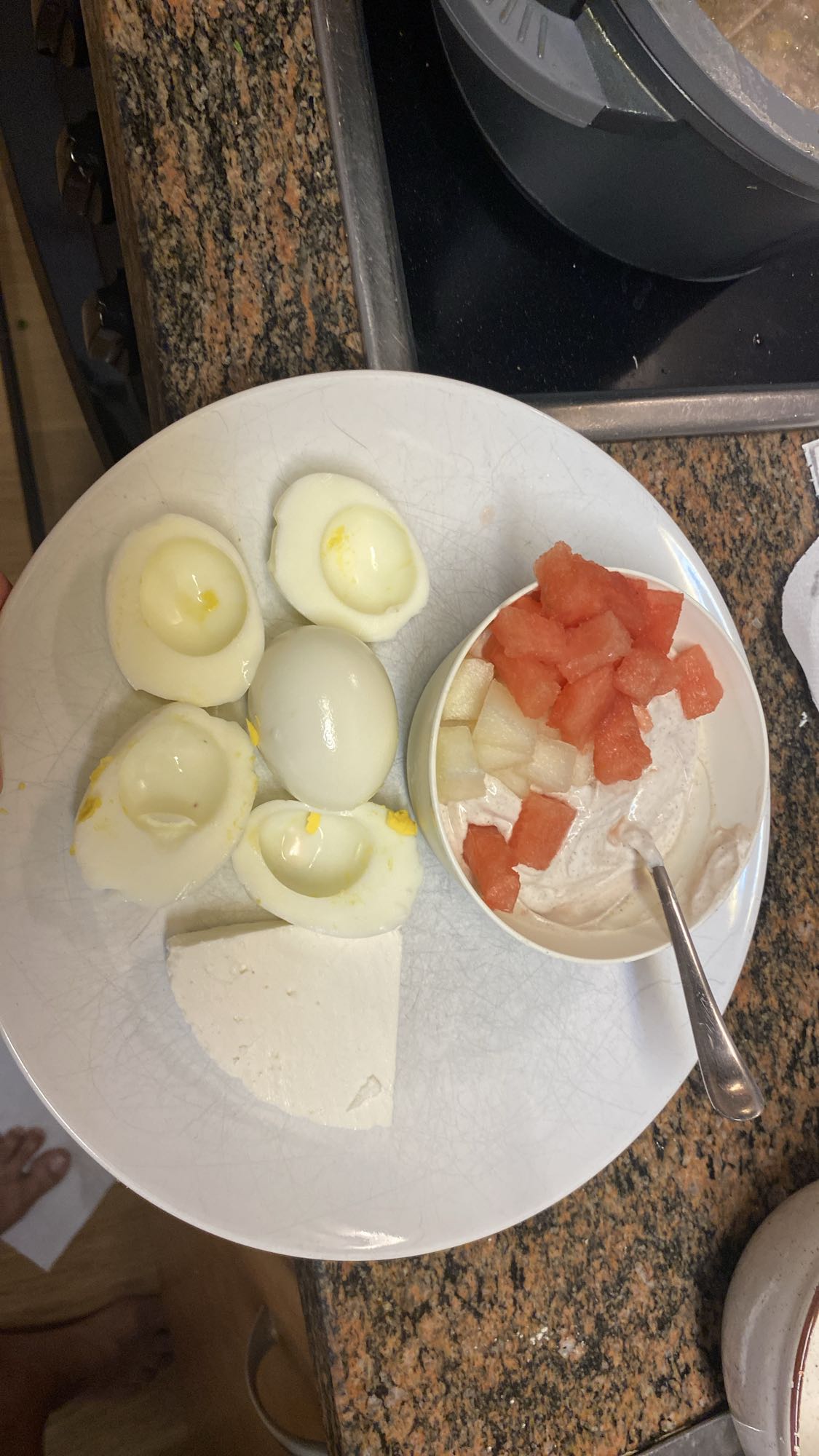 Desayuno proteico sencillo