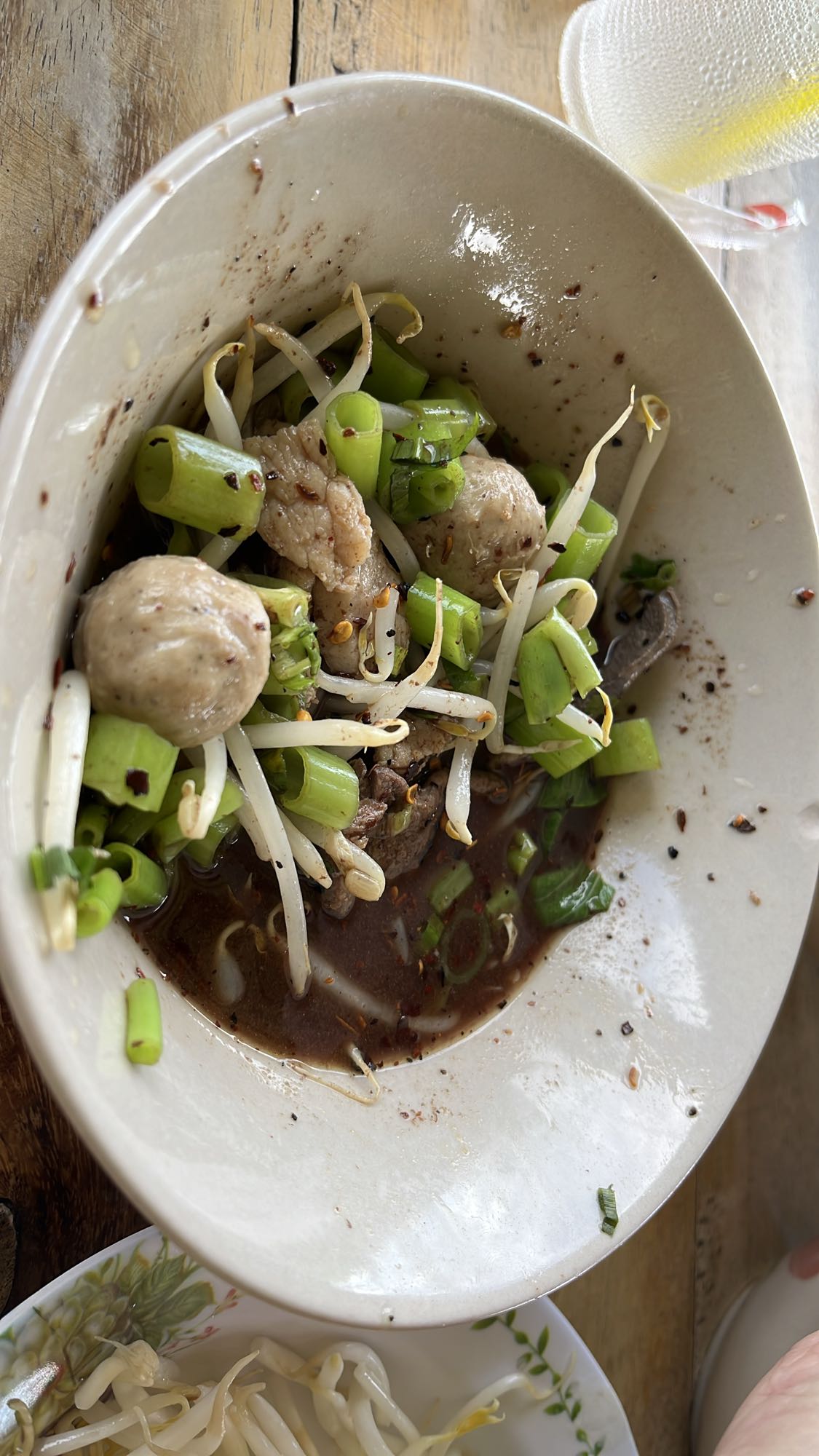 Thai beef noodle soup