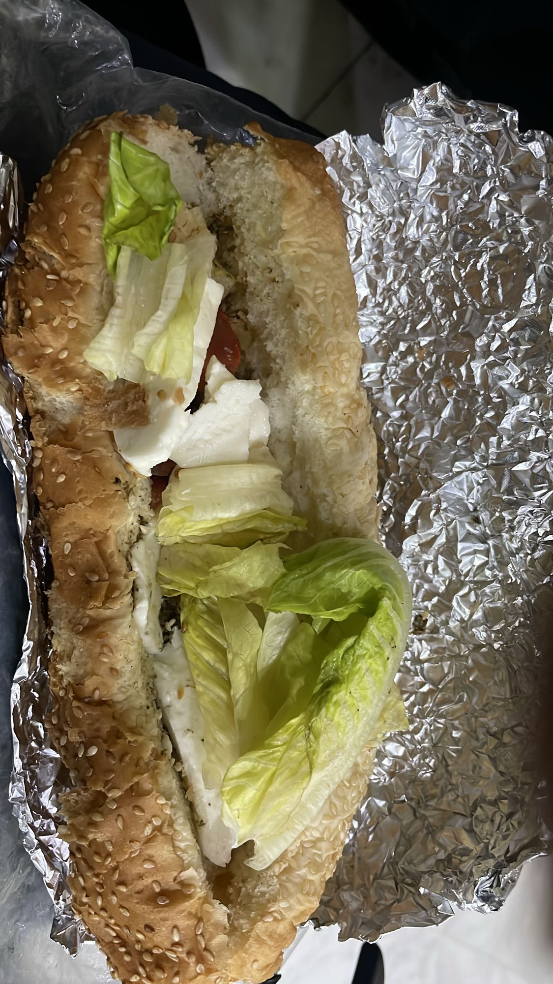 Cheese Lettuce Sandwich