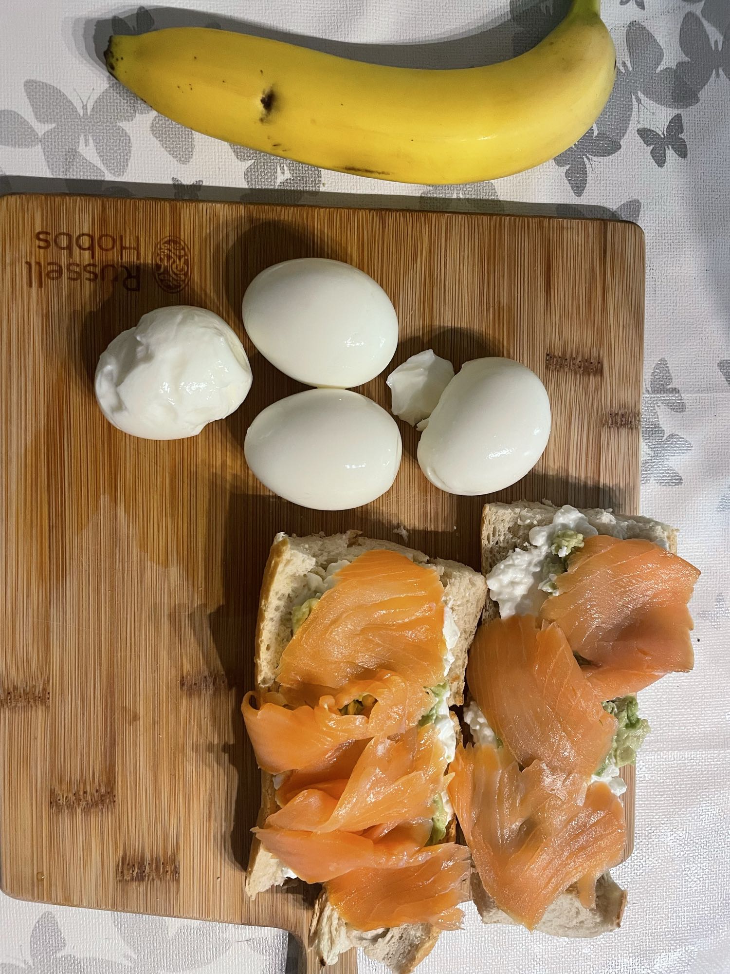 Zalm & Ei Ontbijtplank