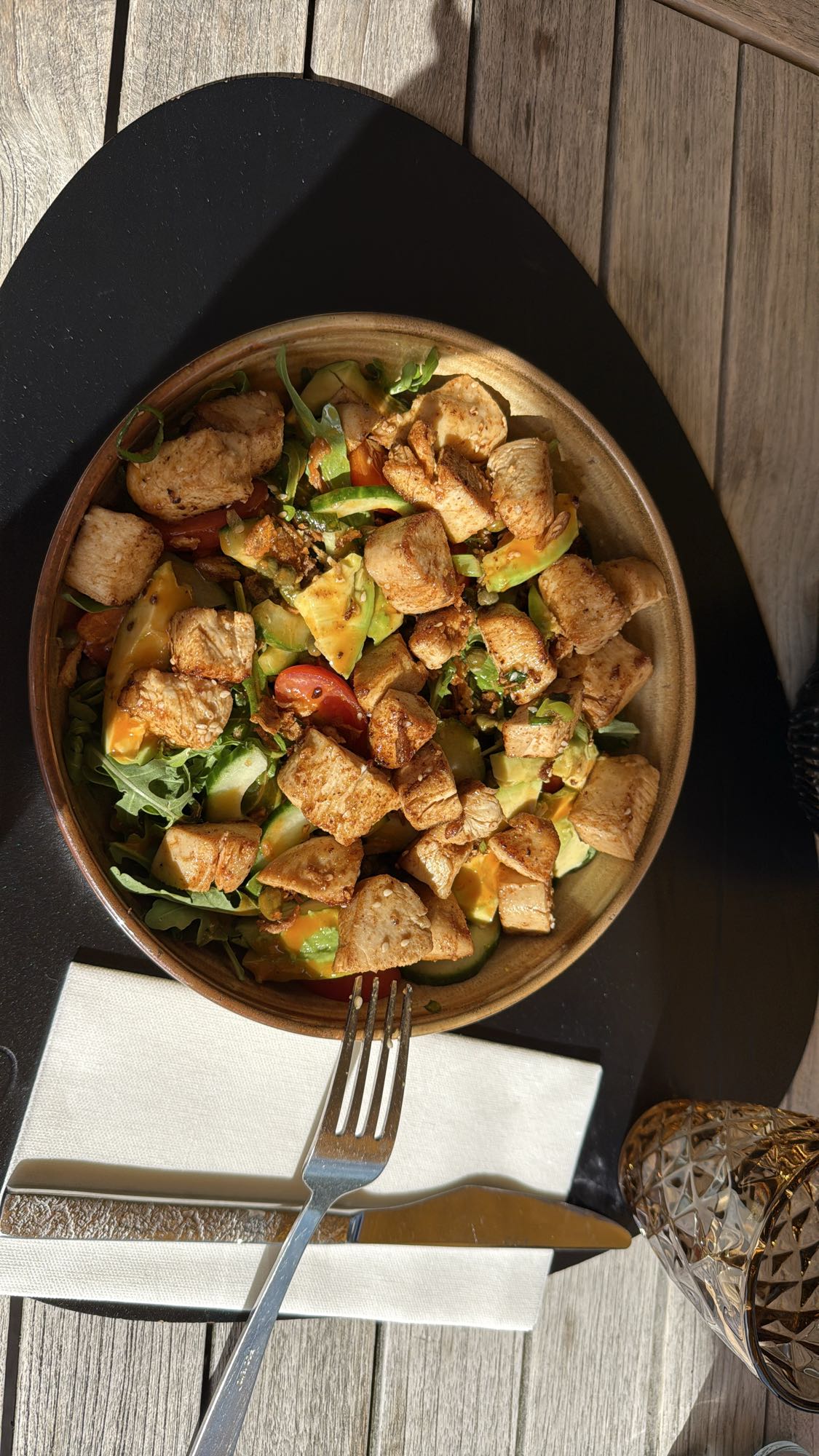 Kip salade met avocado