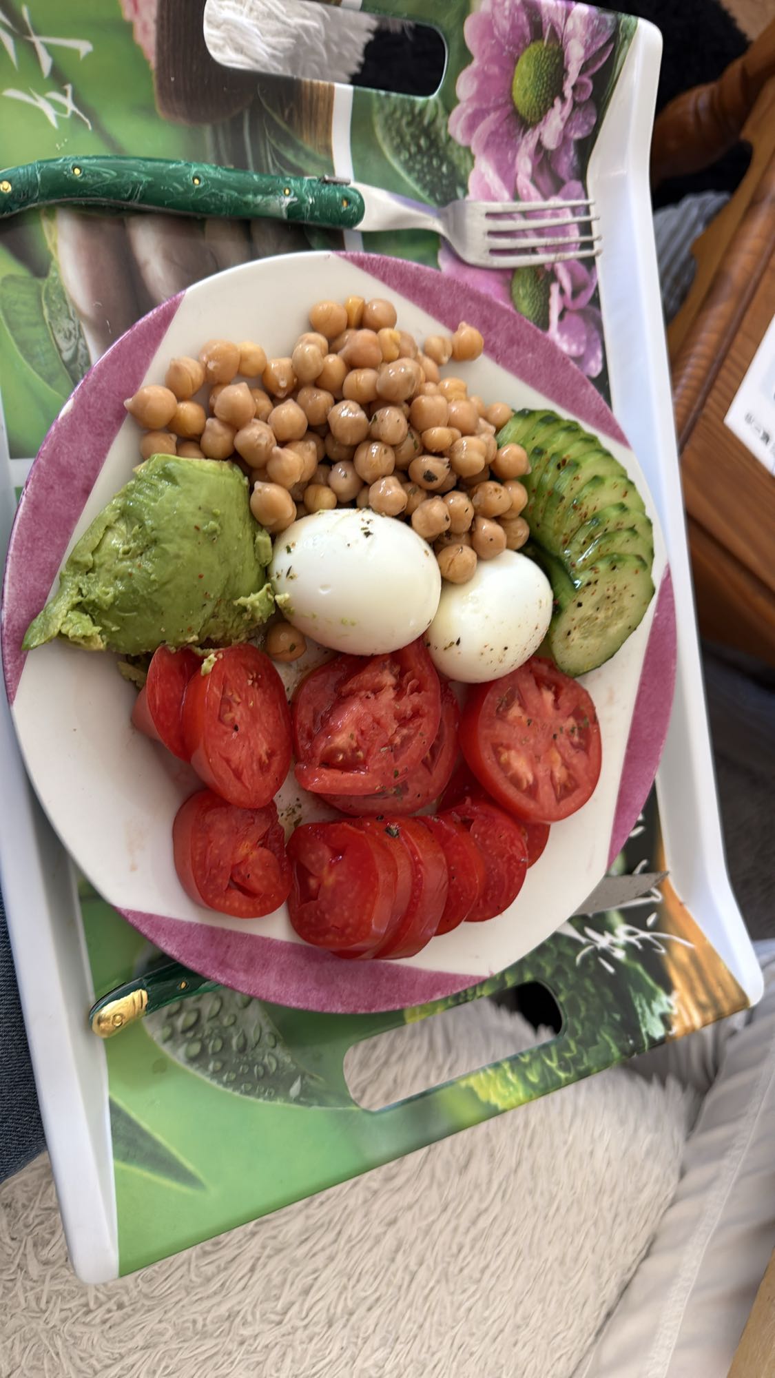 Salade protéinée fraîche