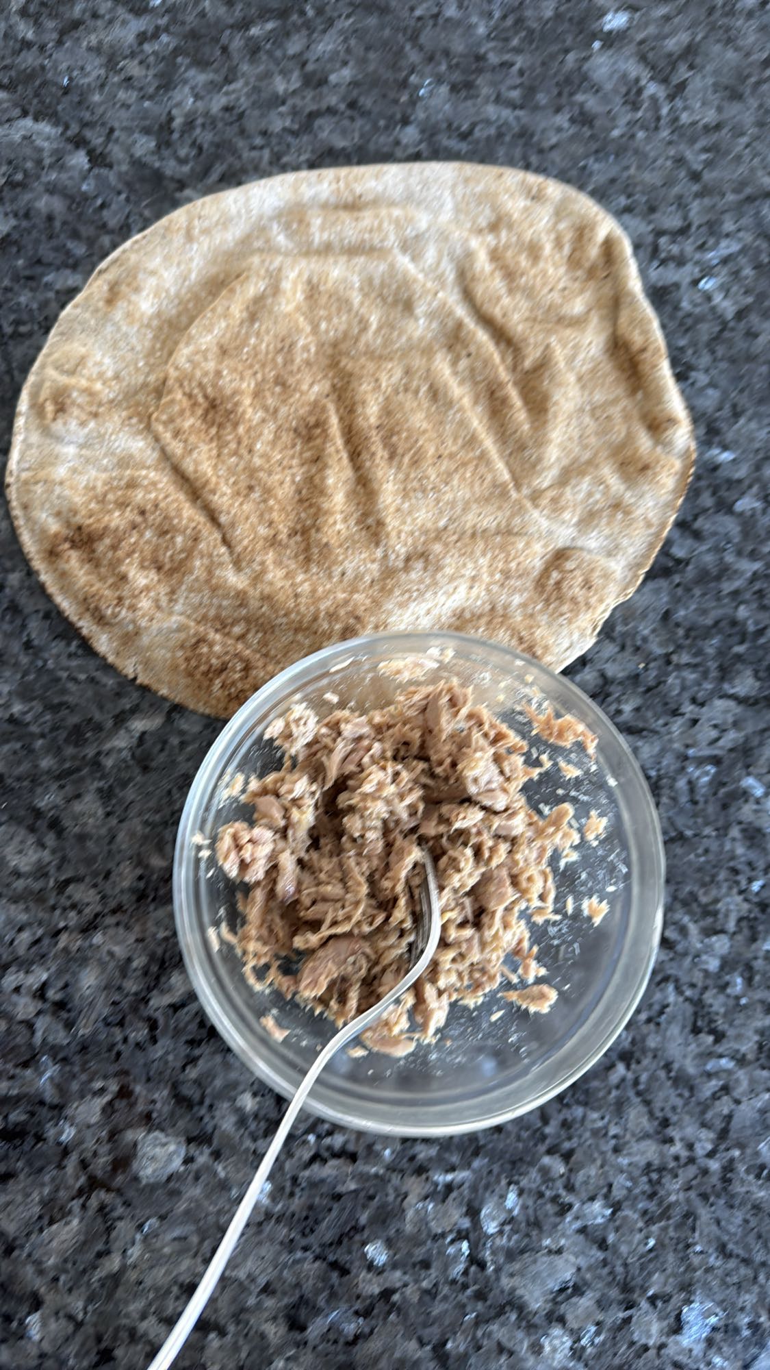 Tuna with Whole Wheat Pita