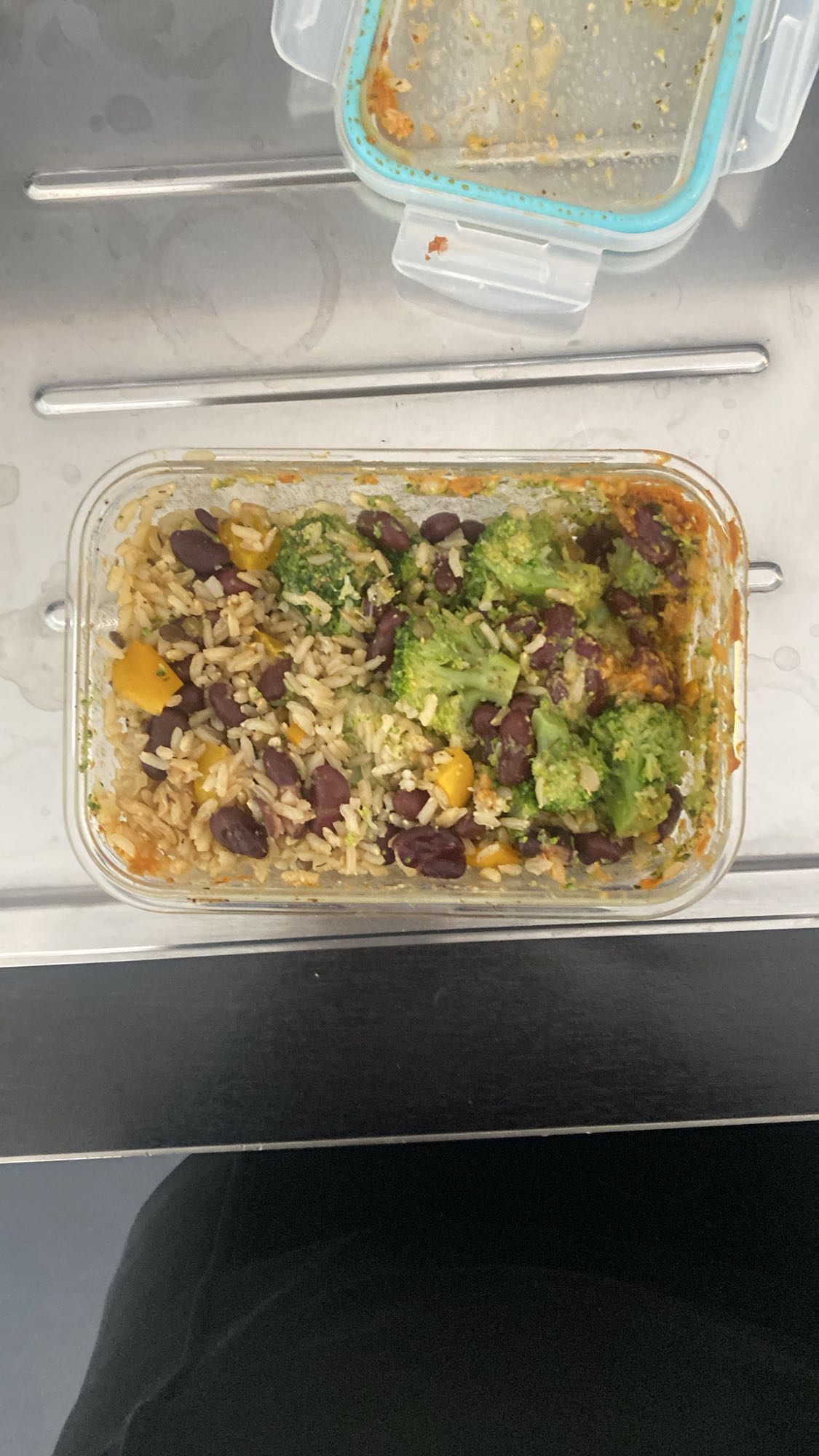 Ryż z brokułami i fasolą