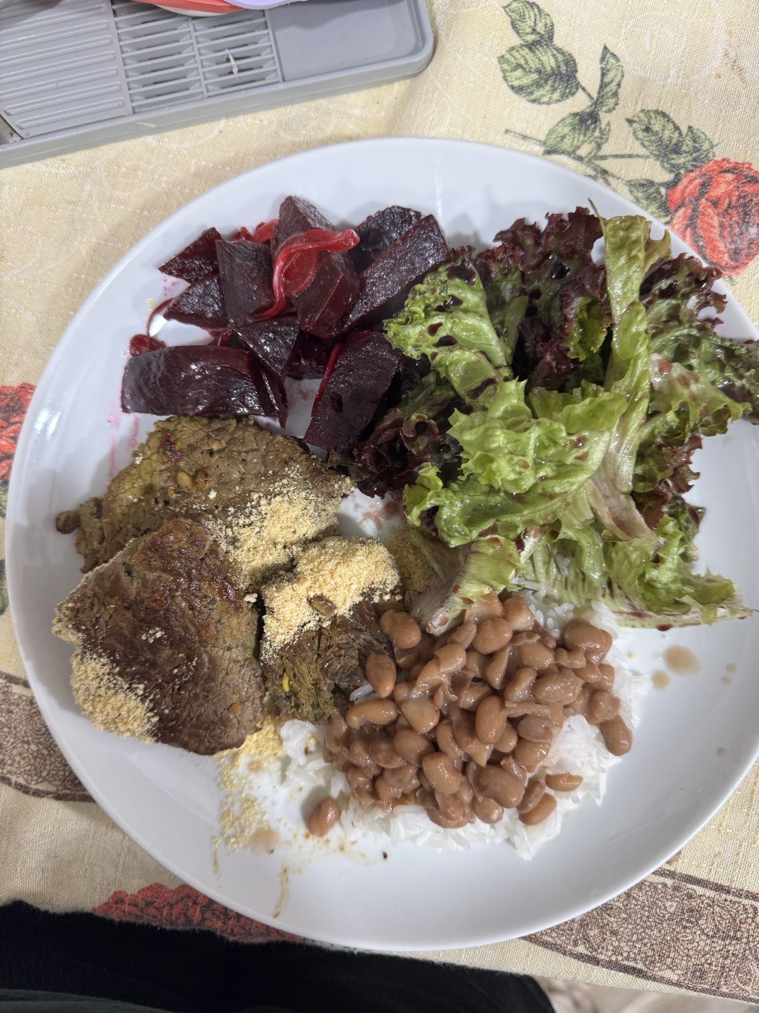 Prato brasileiro caseiro