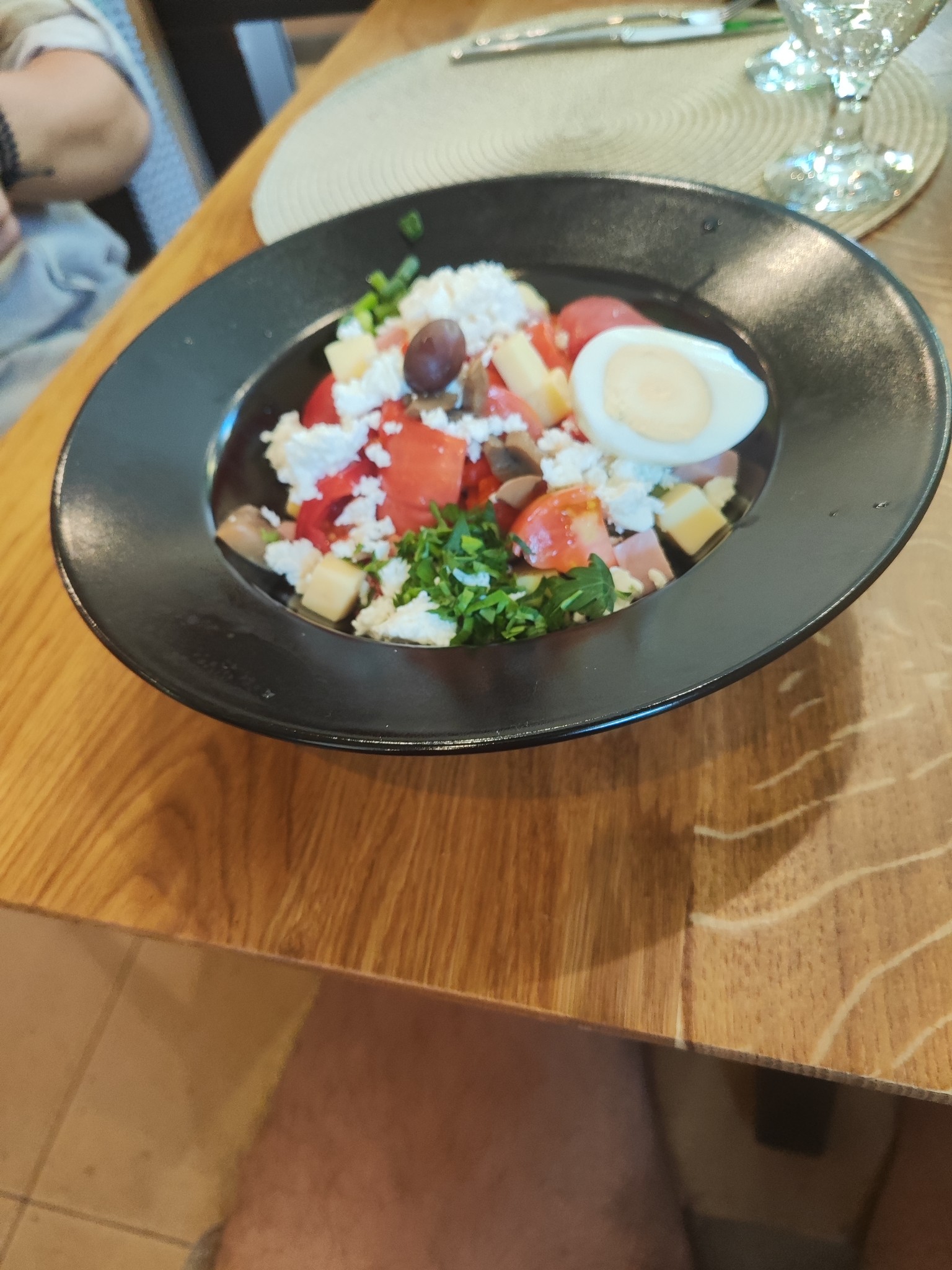 Egg and Cheese Salad