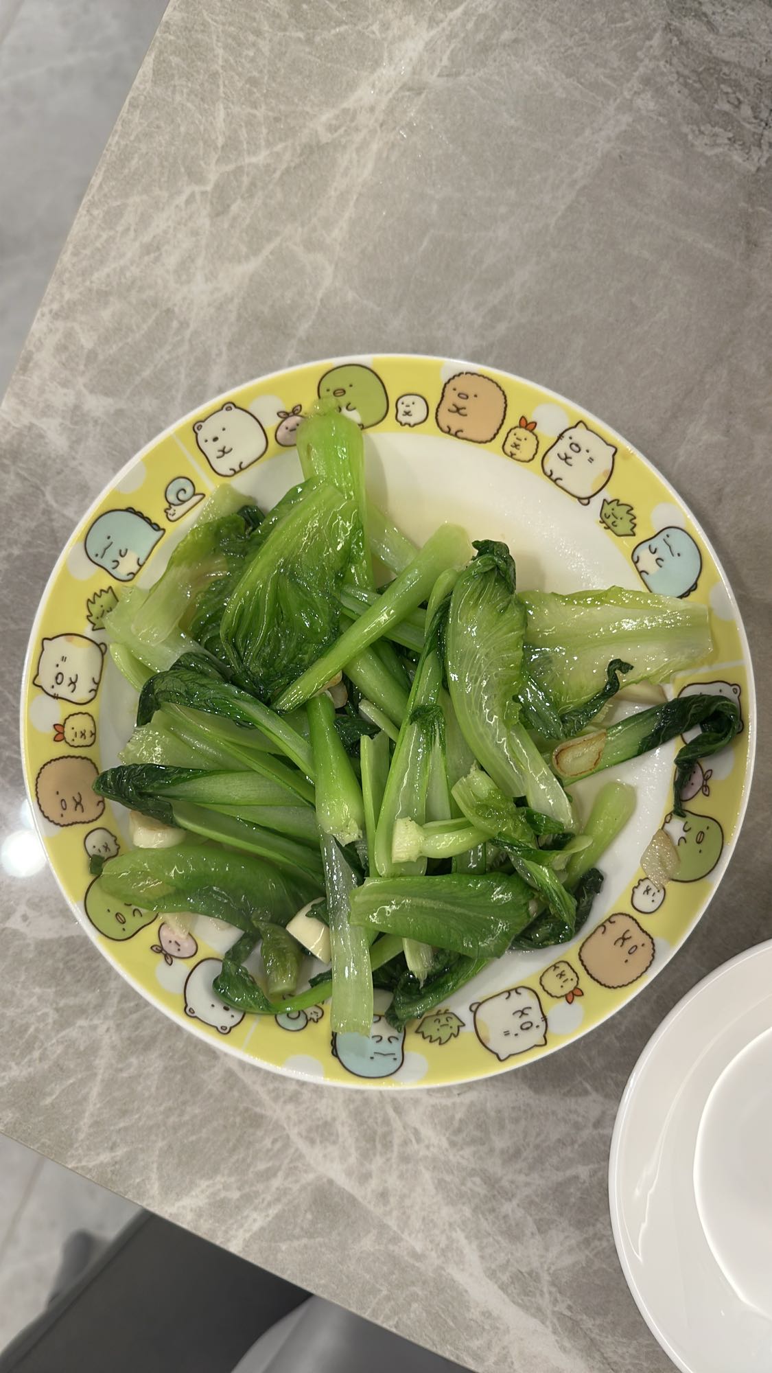 Stir-fried bok choy
