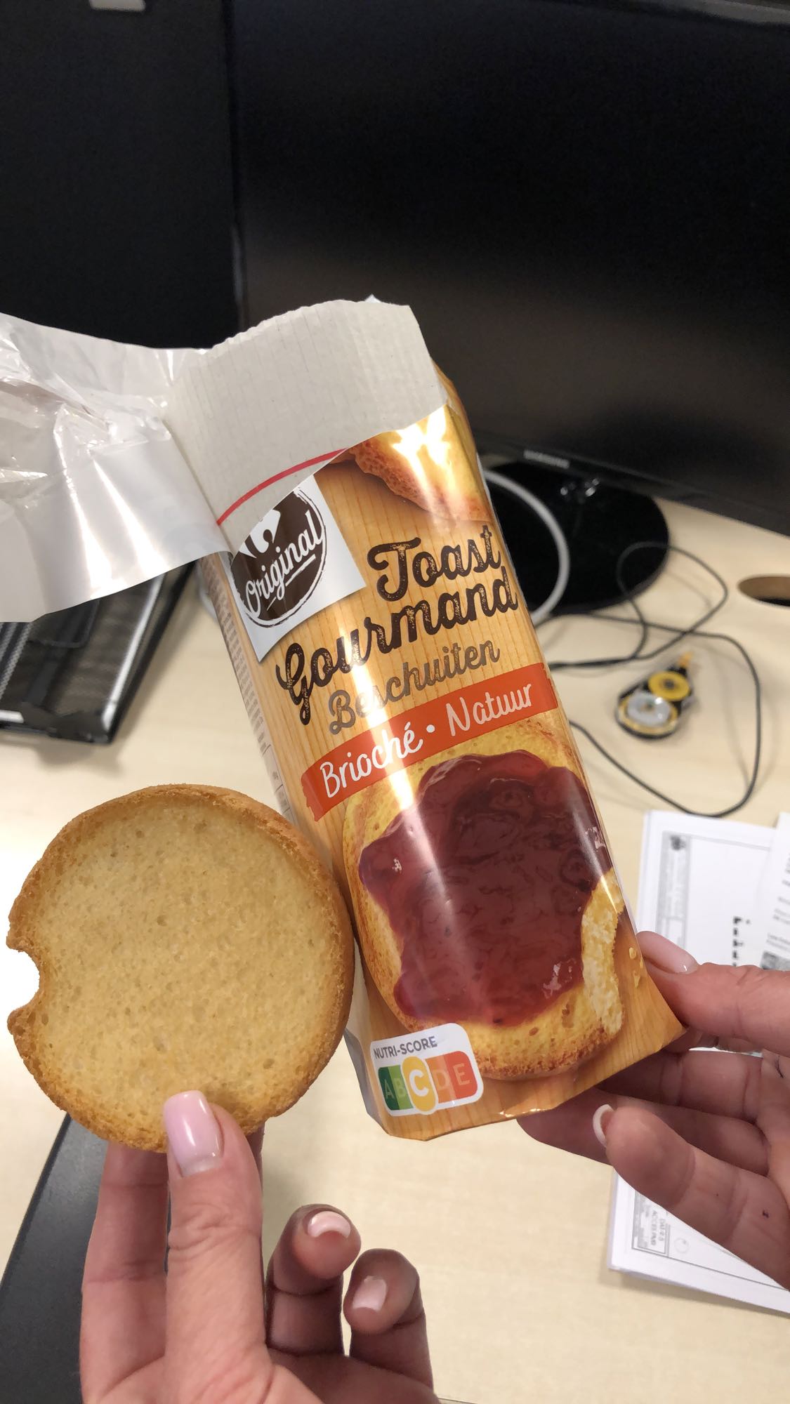 Toast brioché nature